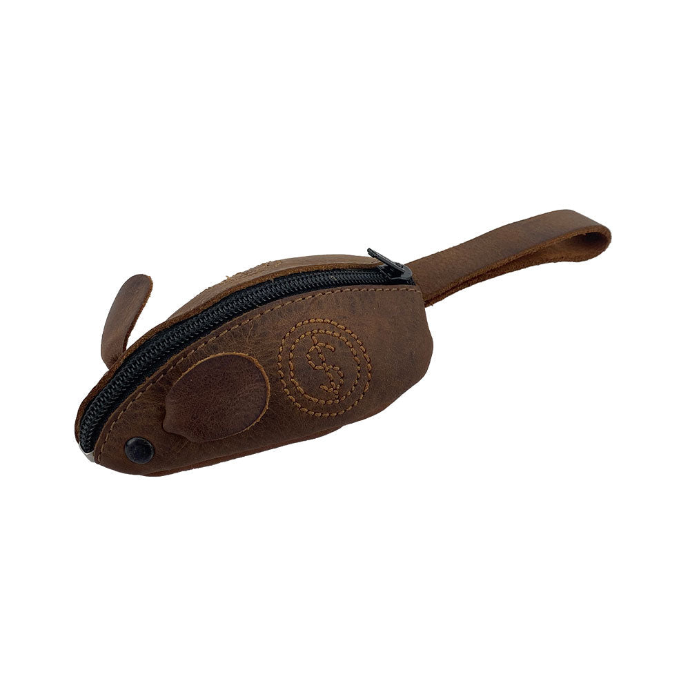 Mouse Coin Pouch Stitched Designs - Stockyard X 'The Leather Store'