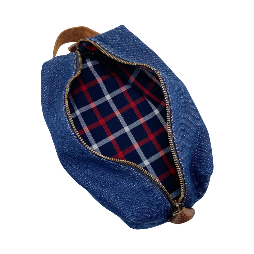 Square Dopp Kit Utility Bag - Stockyard X 'The Leather Store'