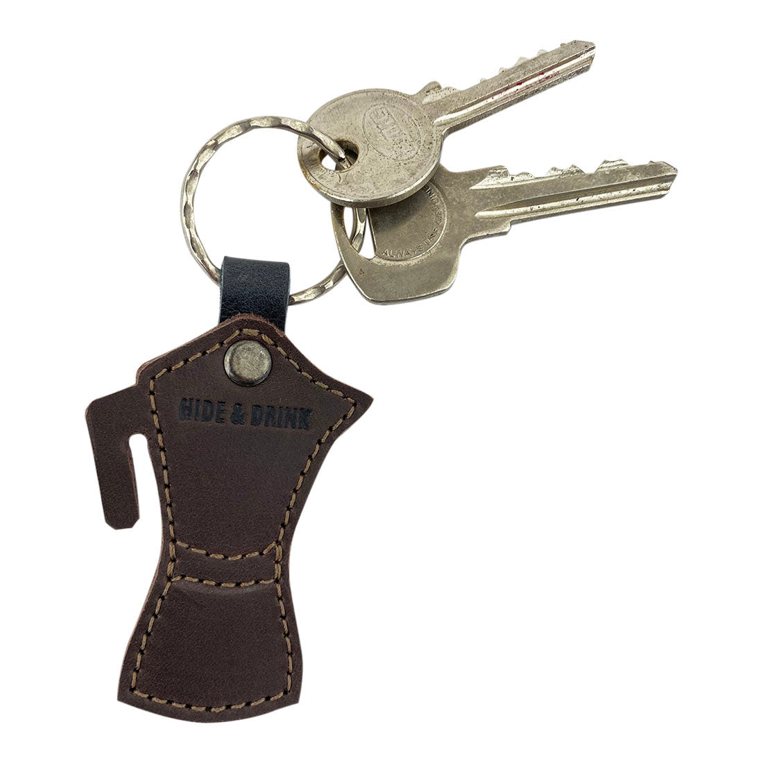 Moka Pot Keychain - Stockyard X 'The Leather Store'