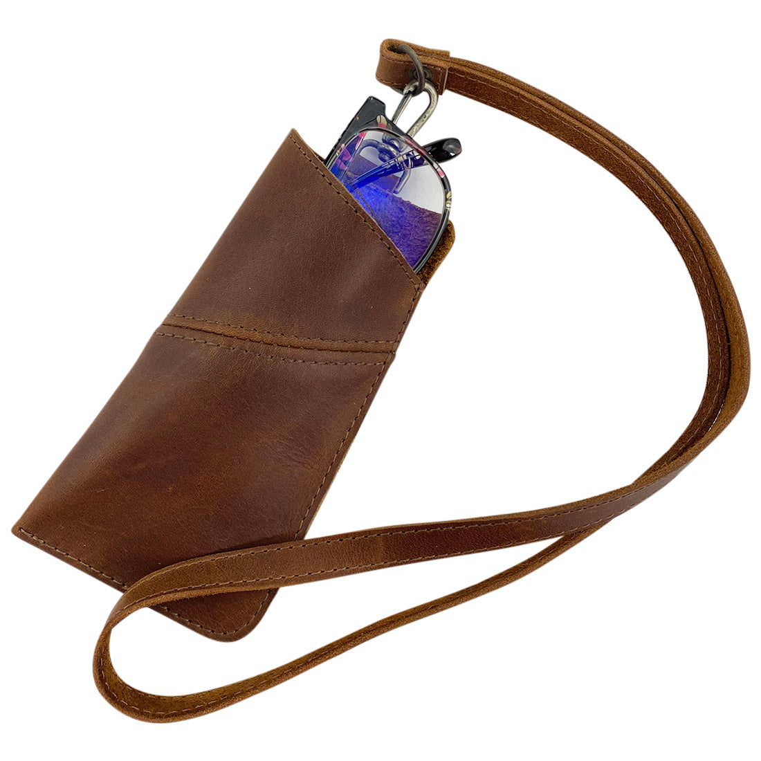 Sunglass Case Travel Lanyard - Stockyard X 'The Leather Store'