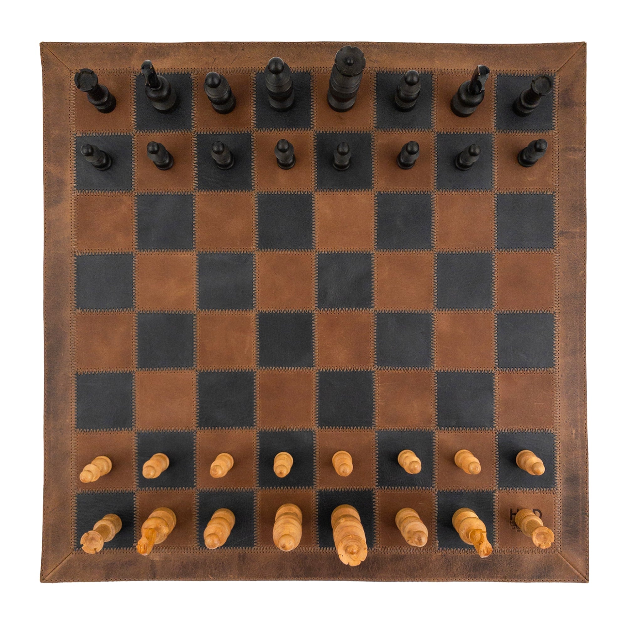 Chess Board (Pieces Not Included) - Stockyard X 'The Leather Store'