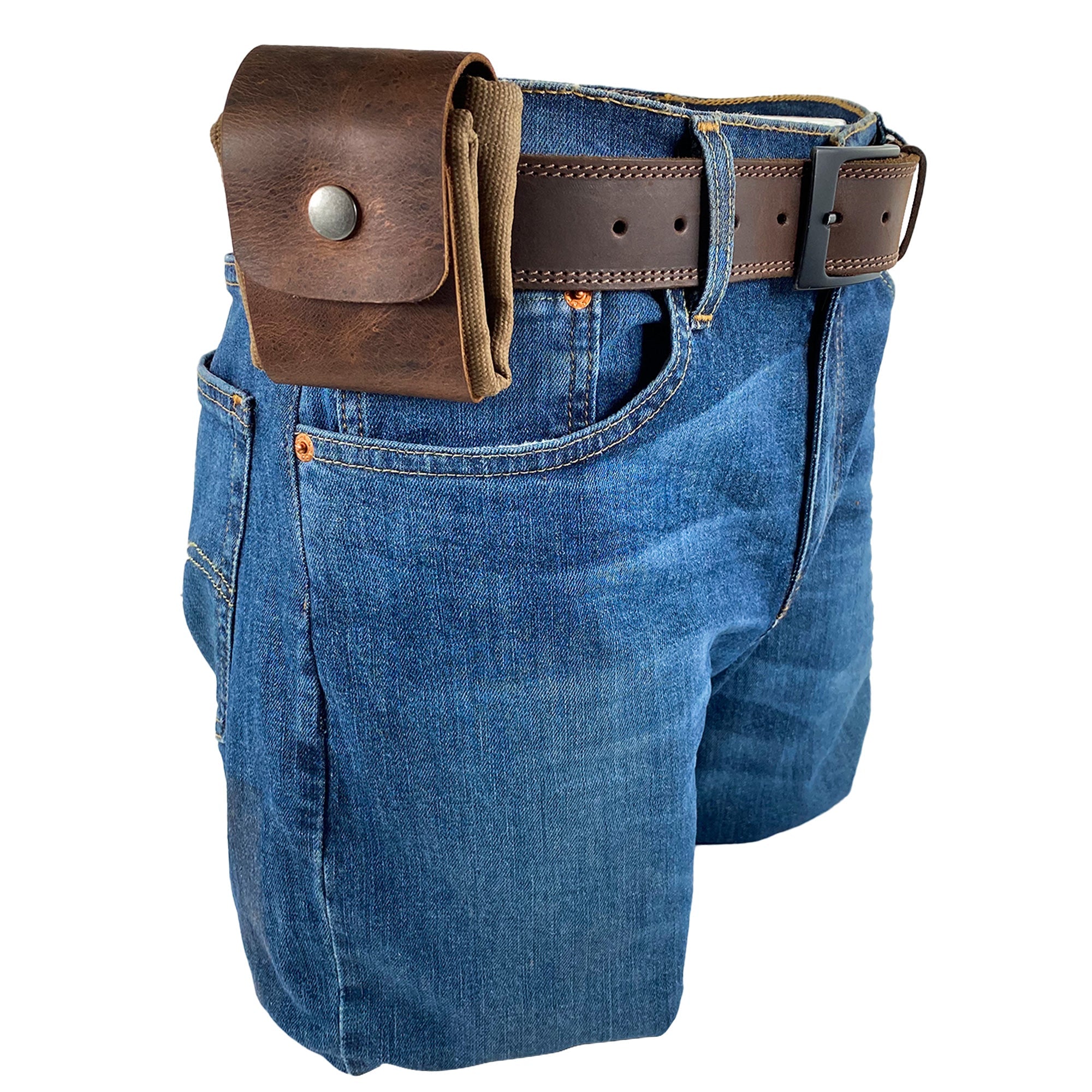 Foraging Pouch (Collapsible) for Hiking - Stockyard X 'The Leather Store'