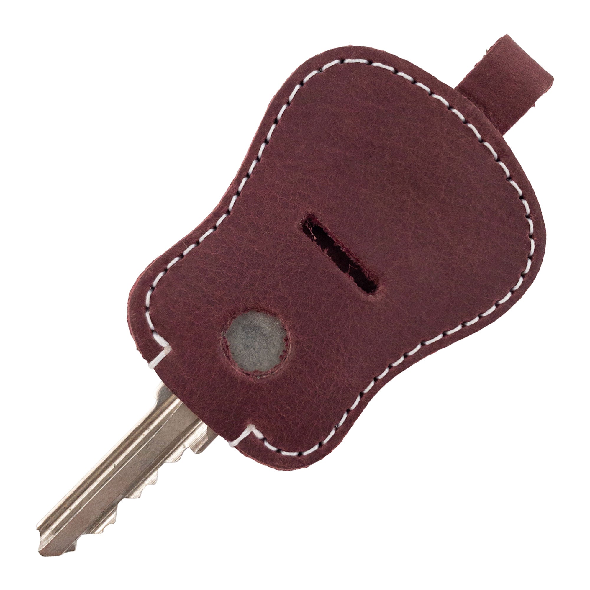 Guitar Keychain by Hide & Drink emphasizing its design and functionality with a pouch. Handmade from high-quality Full Grain Leather, this keyholder represents artisan craftsmanship and small batch production from La Antigua Guatemala & Oaxaca Mexico.