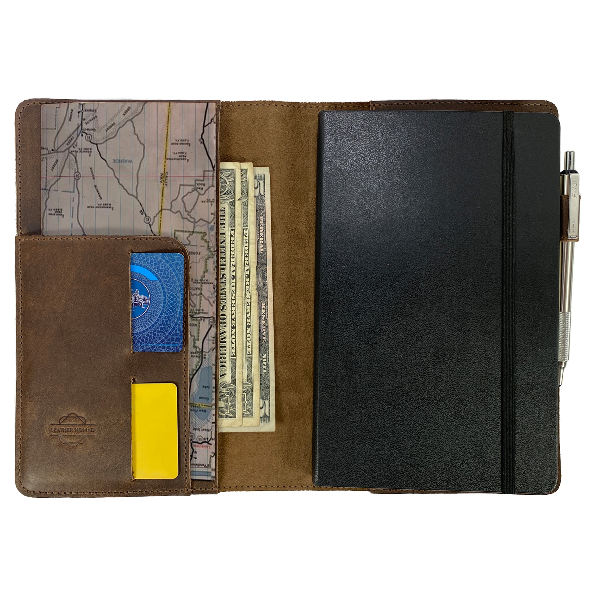 Vintage Cover for Moleskine (8.5 x 11 in.) - Stockyard X 'The Leather Store'