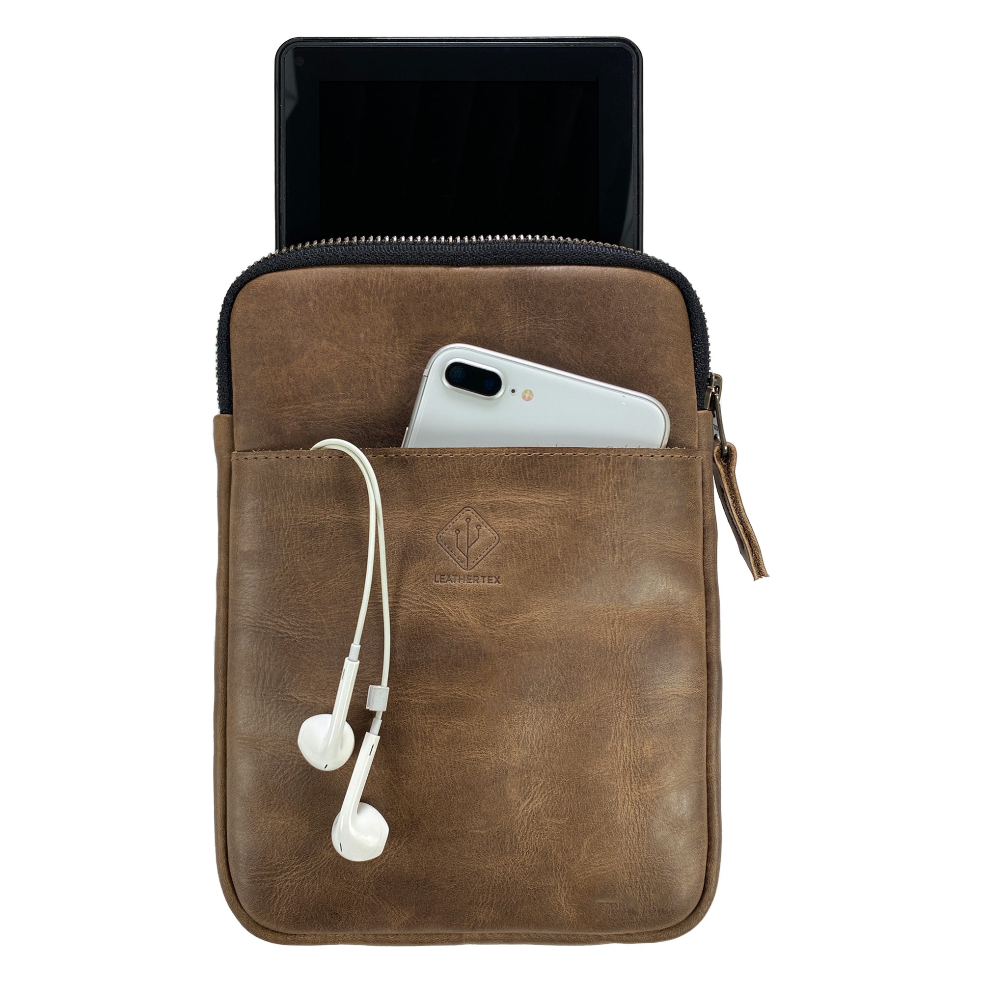 Zippered Tablet Case - Stockyard X 'The Leather Store'