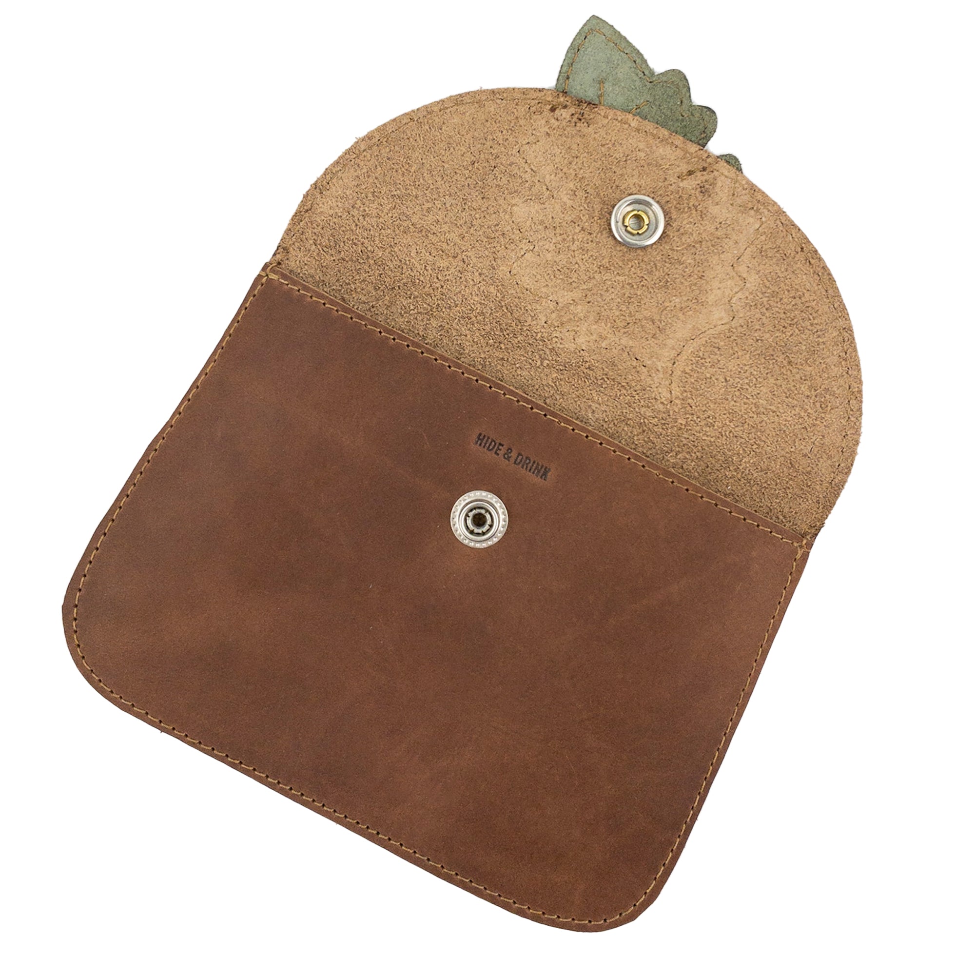 Card Wallet Leaves Design - Stockyard X 'The Leather Store'