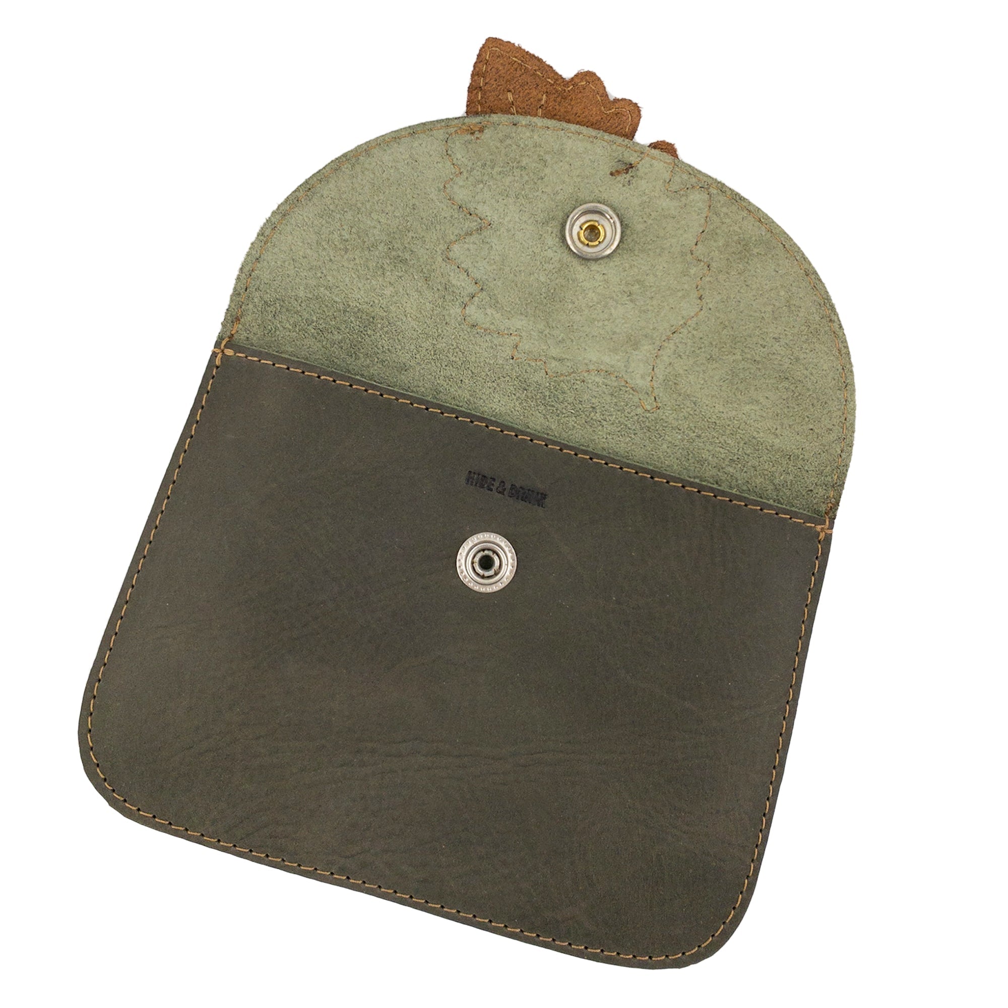 Card Wallet Leaves Design - Stockyard X 'The Leather Store'