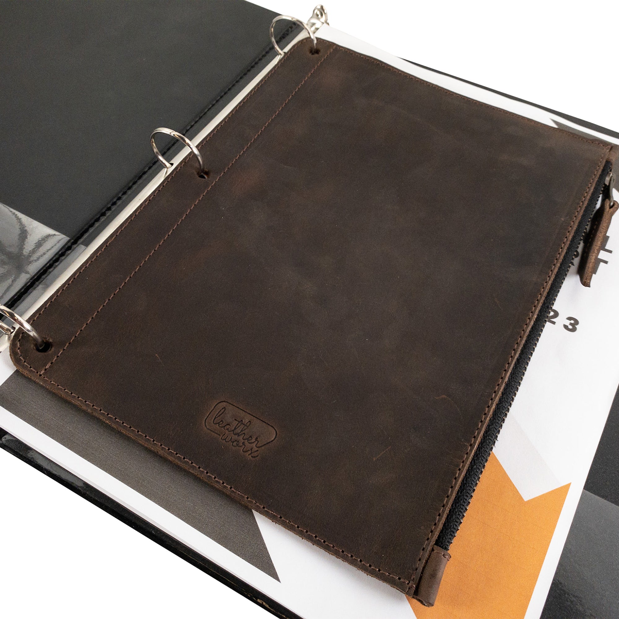 Extra Pouch for Binder - Stockyard X 'The Leather Store'
