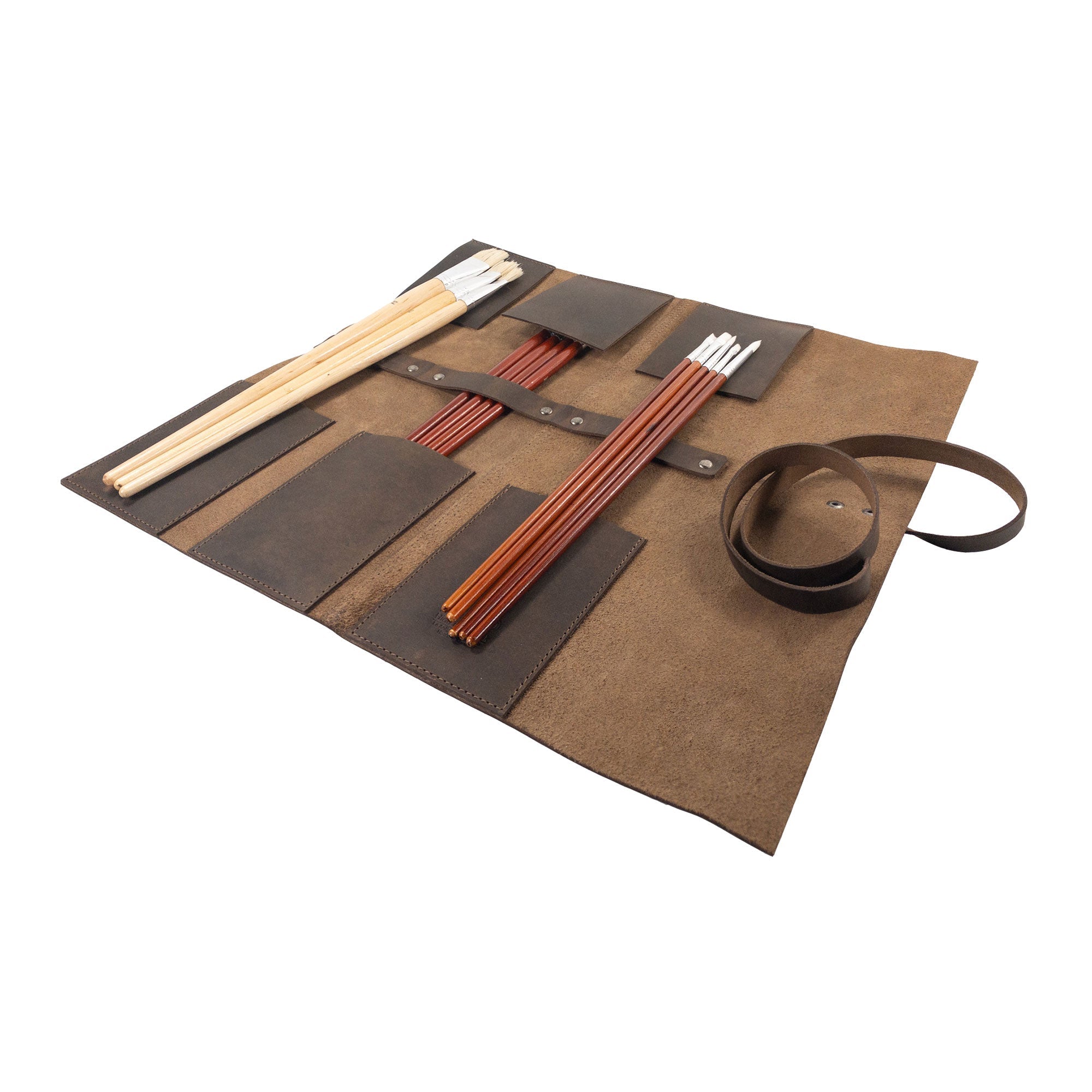 Artist Roll for Brushes - Stockyard X 'The Leather Store'