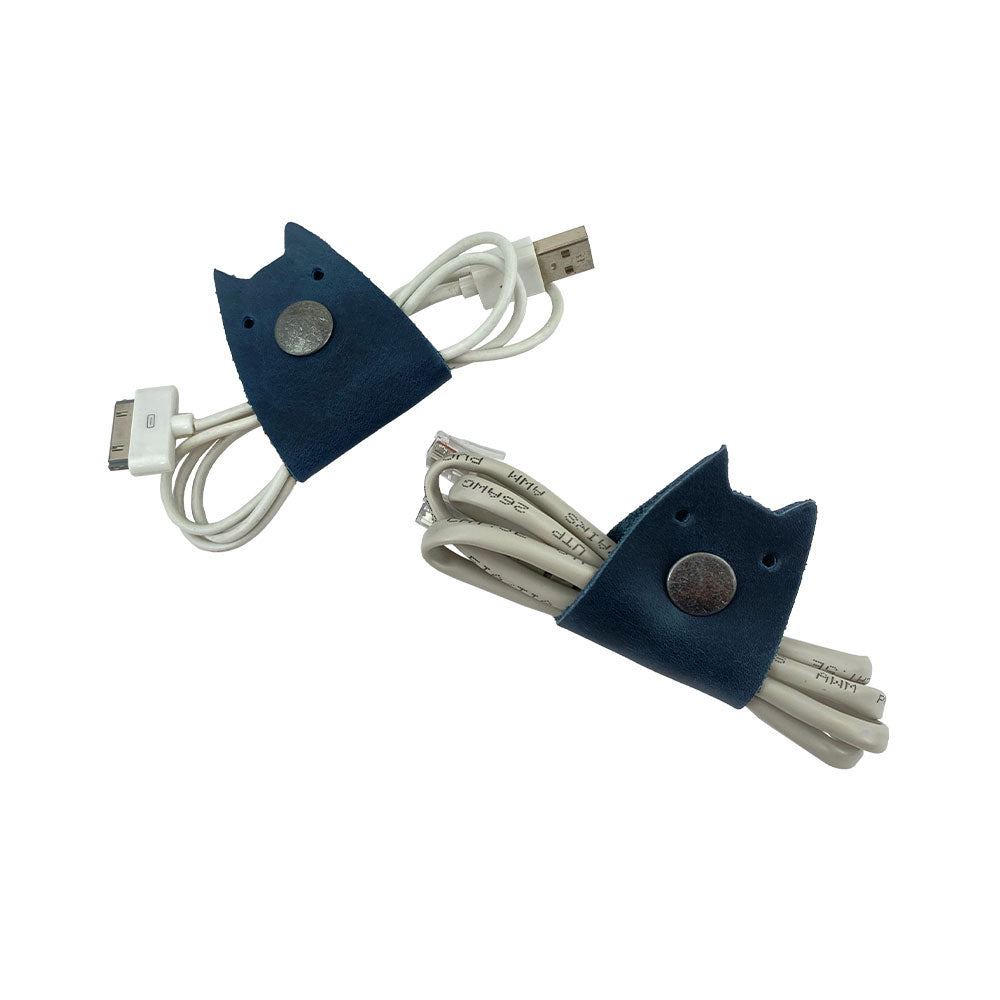 Cat Shaped Cord Keeper (2-Pack) - Stockyard X 'The Leather Store'