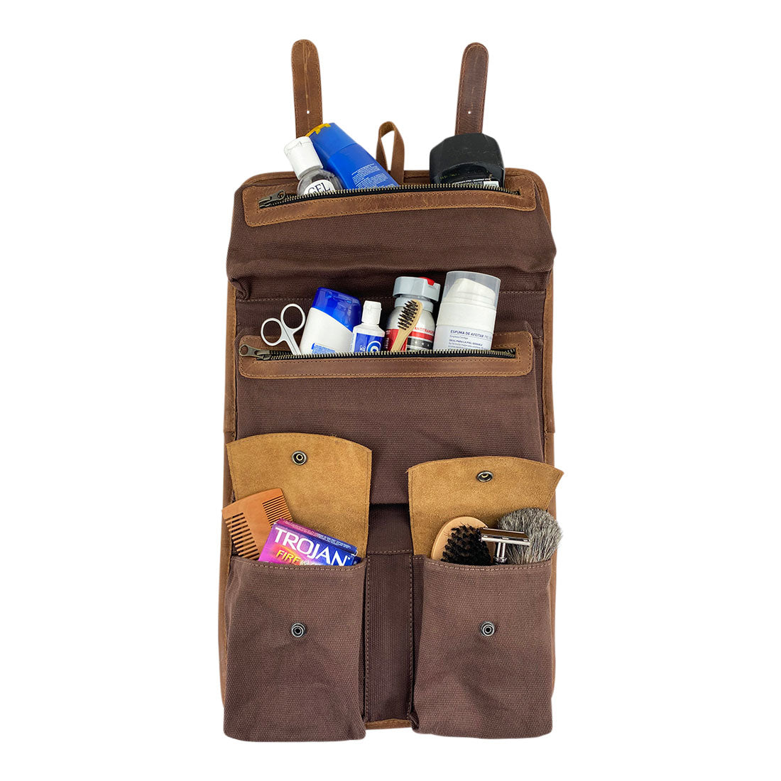 Hanging Toiletry Bag - Stockyard X 'The Leather Store'