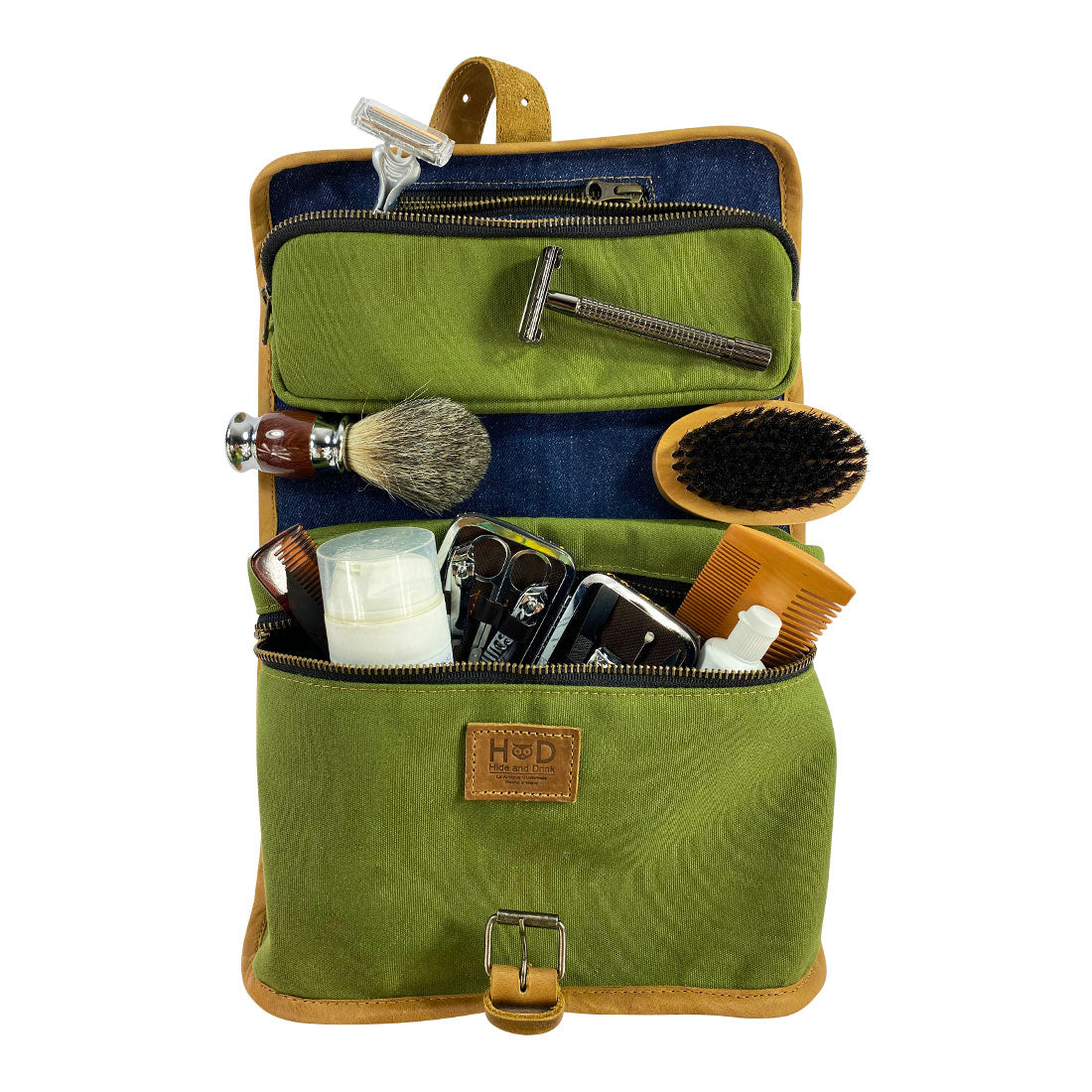 Travel Toiletry Bag - Stockyard X 'The Leather Store'