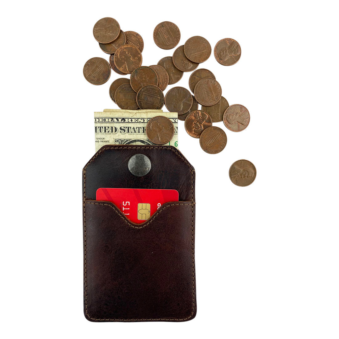 Snap Card Pouch - Stockyard X 'The Leather Store'