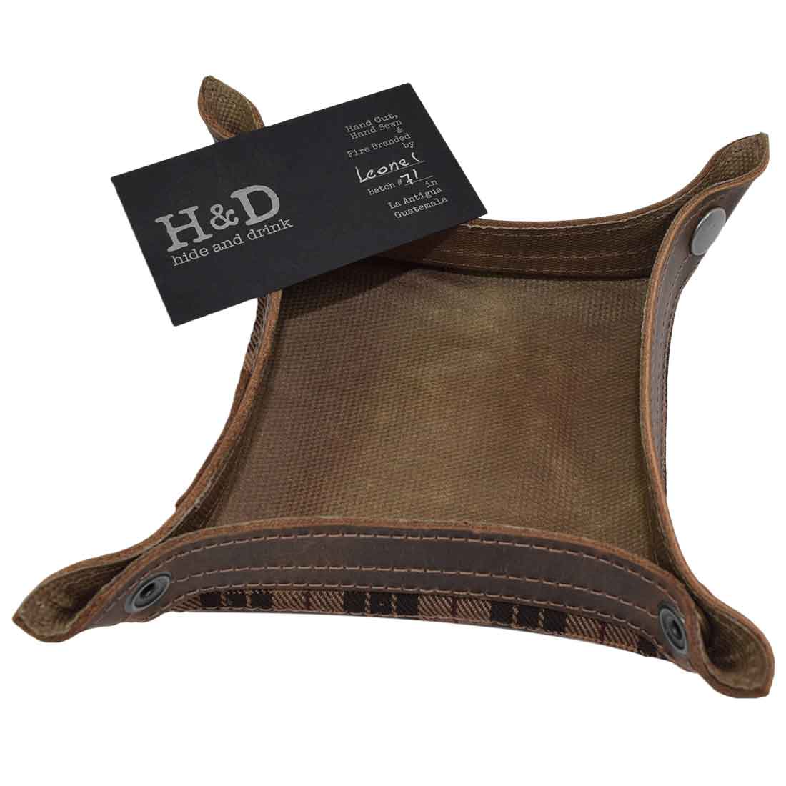 Valet Tray Plaid - Stockyard X 'The Leather Store'