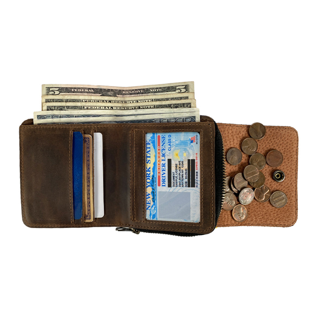 TriFold Wallet - Stockyard X 'The Leather Store'