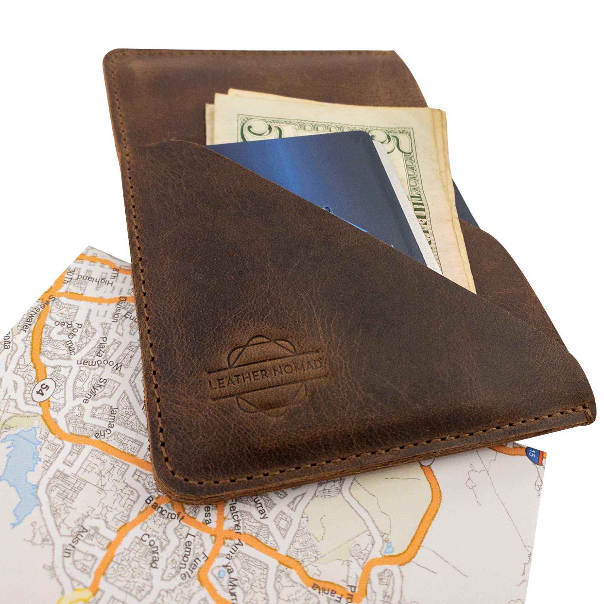 Side Passport Cover - Stockyard X 'The Leather Store'