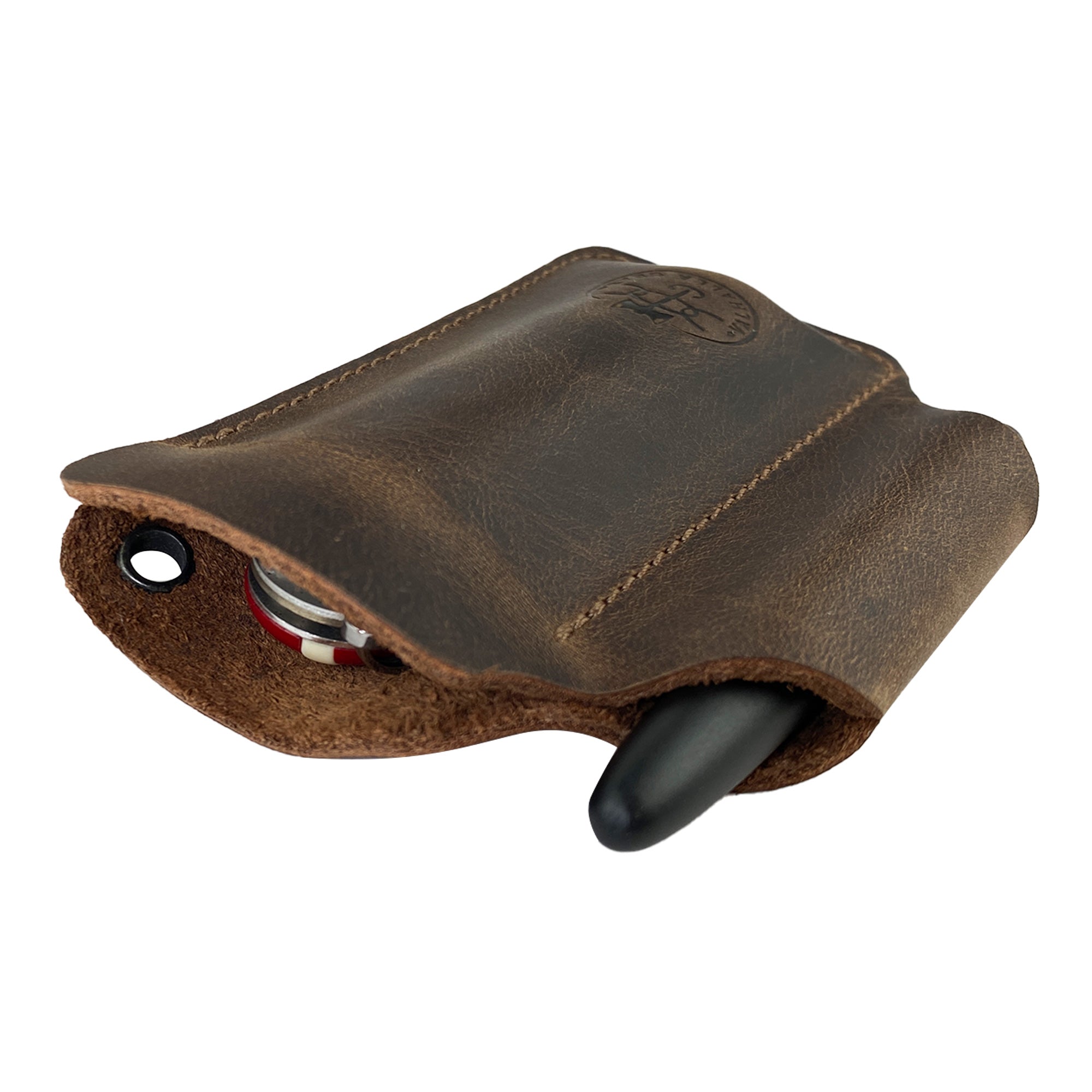 Swiss Knife Case with Pen Slot - Stockyard X 'The Leather Store'