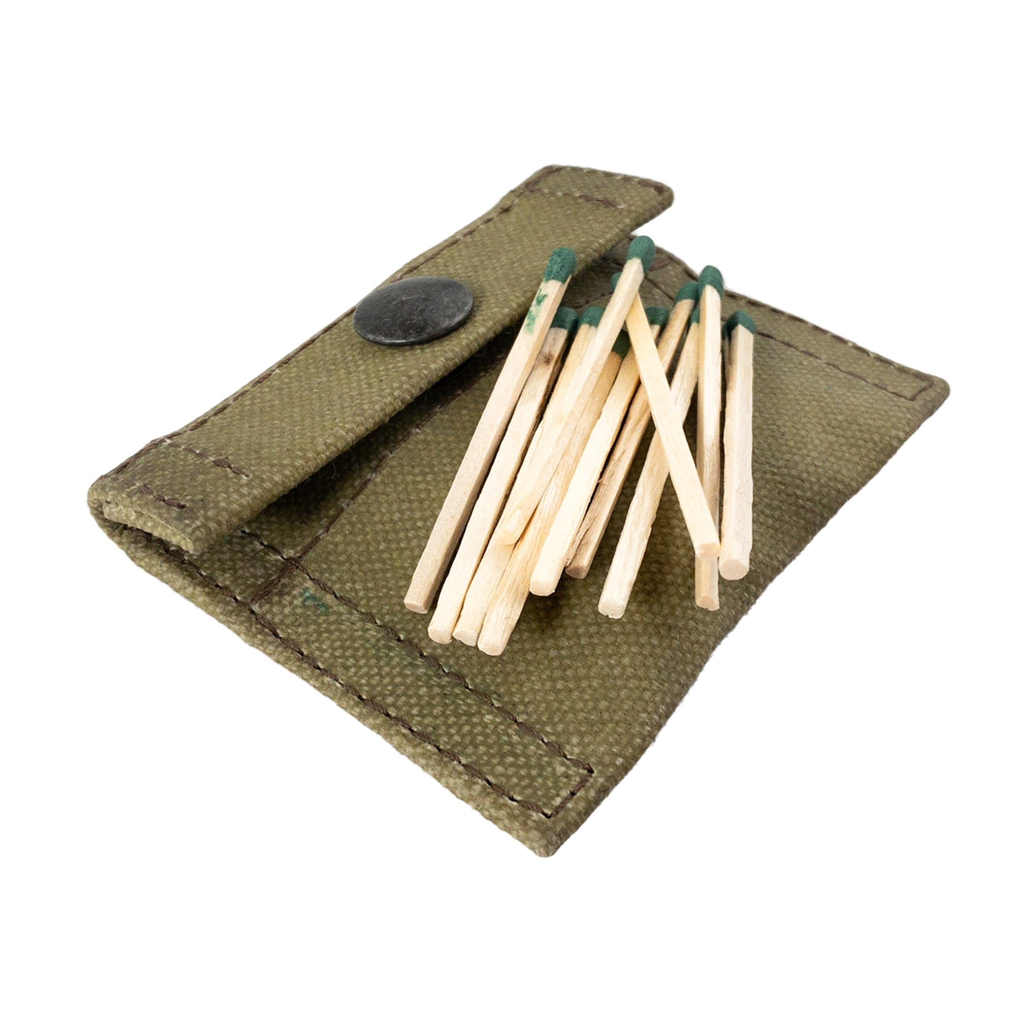 Squared Matches Pouch for Camping - Stockyard X 'The Leather Store'