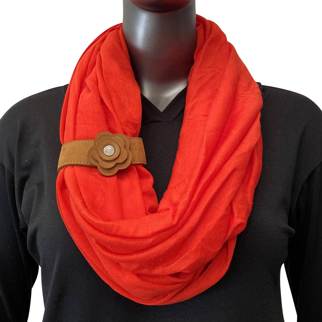 Rose Scarf Cuff - Stockyard X 'The Leather Store'