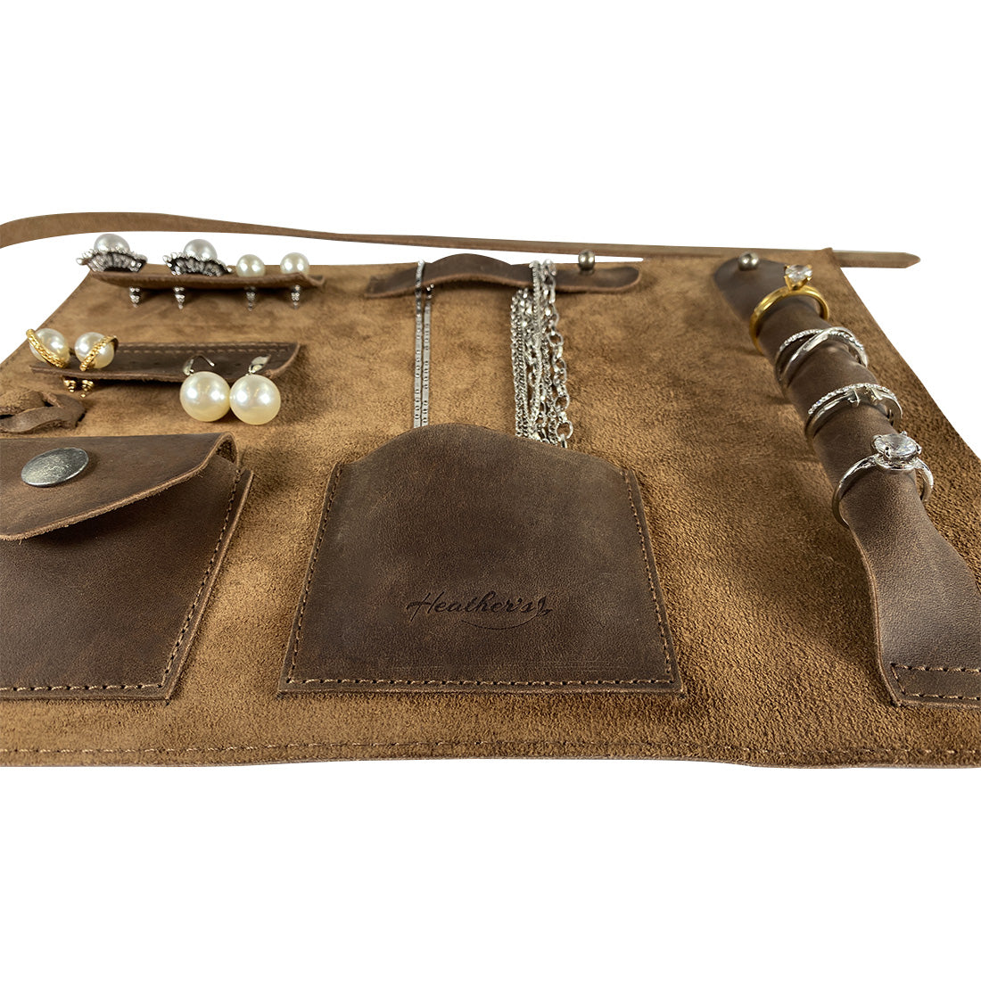 Jewelry Roll Small - Stockyard X 'The Leather Store'