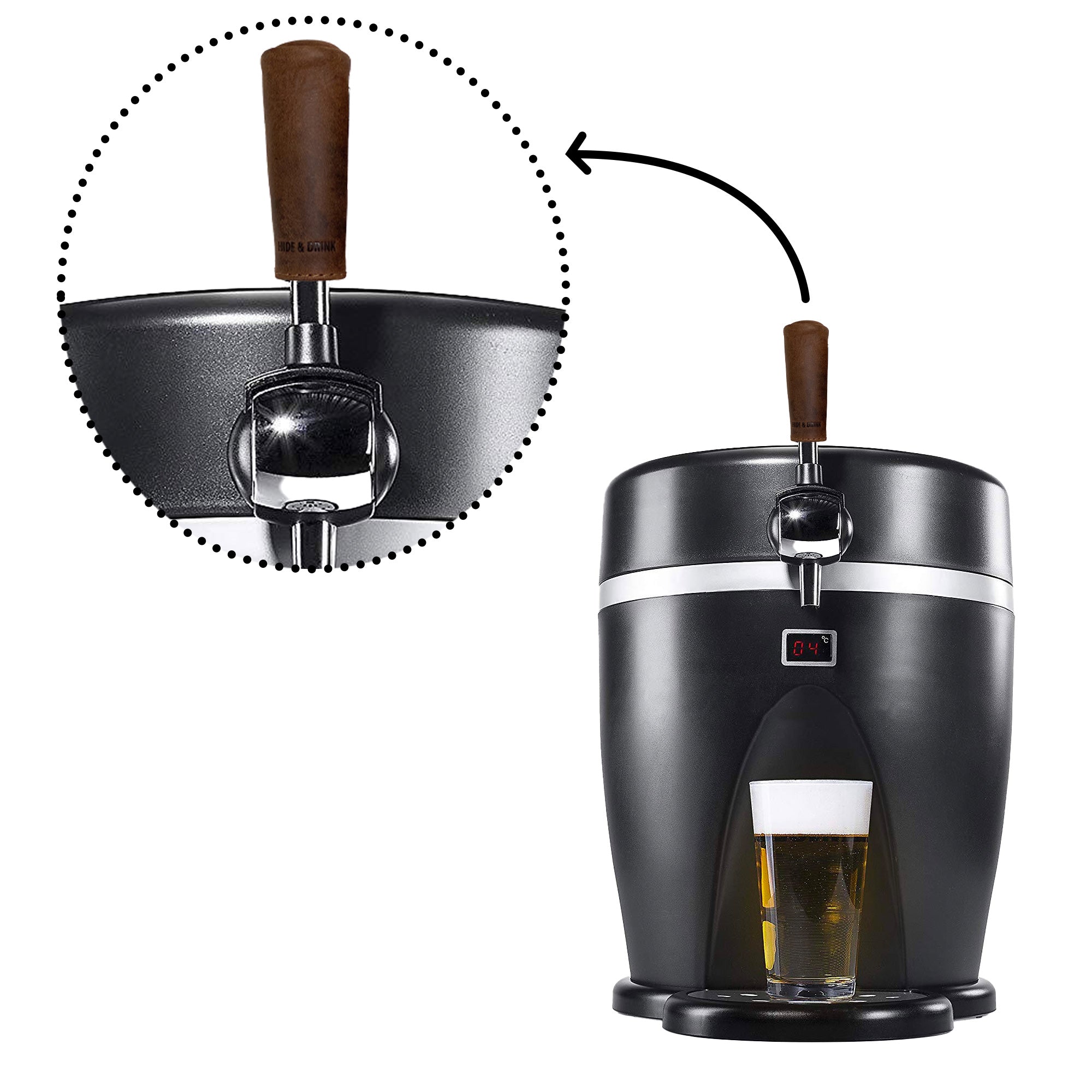 Beer Tap Handle Cover (2pack) - Stockyard X 'The Leather Store'