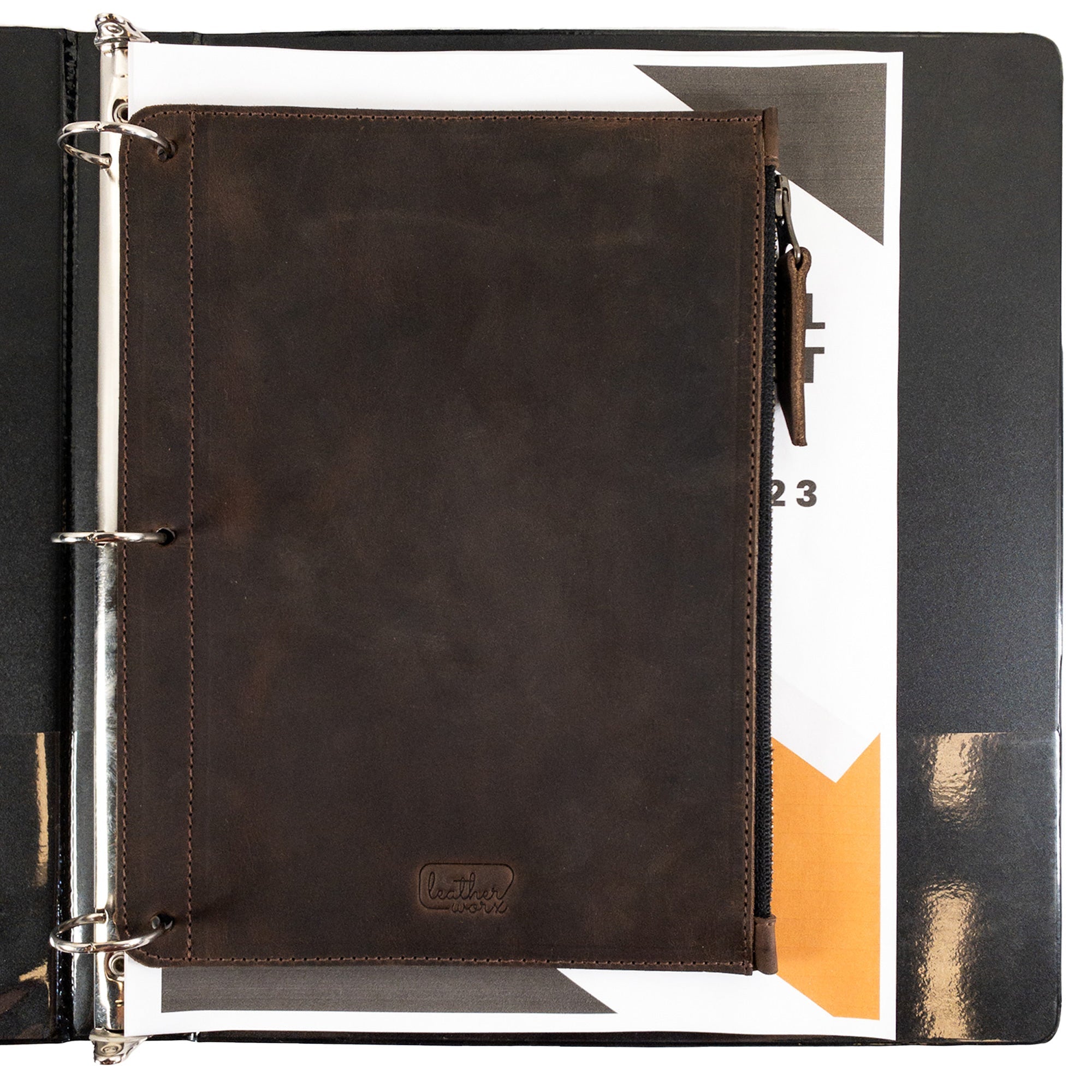 Extra Pouch for Binder - Stockyard X 'The Leather Store'