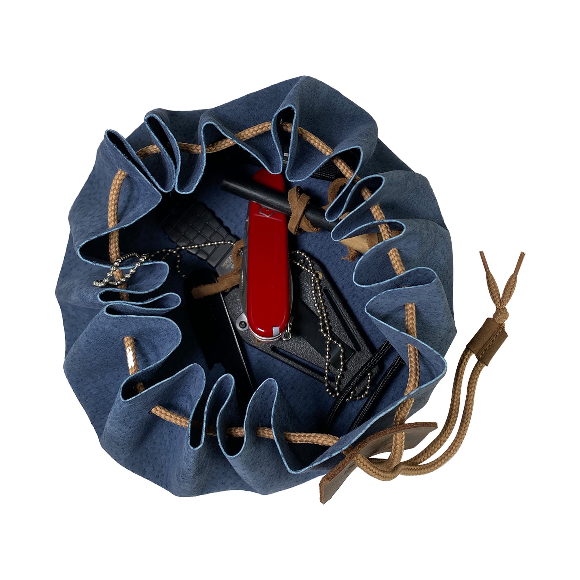 Drawstring Tinder Pouch - Stockyard X 'The Leather Store'