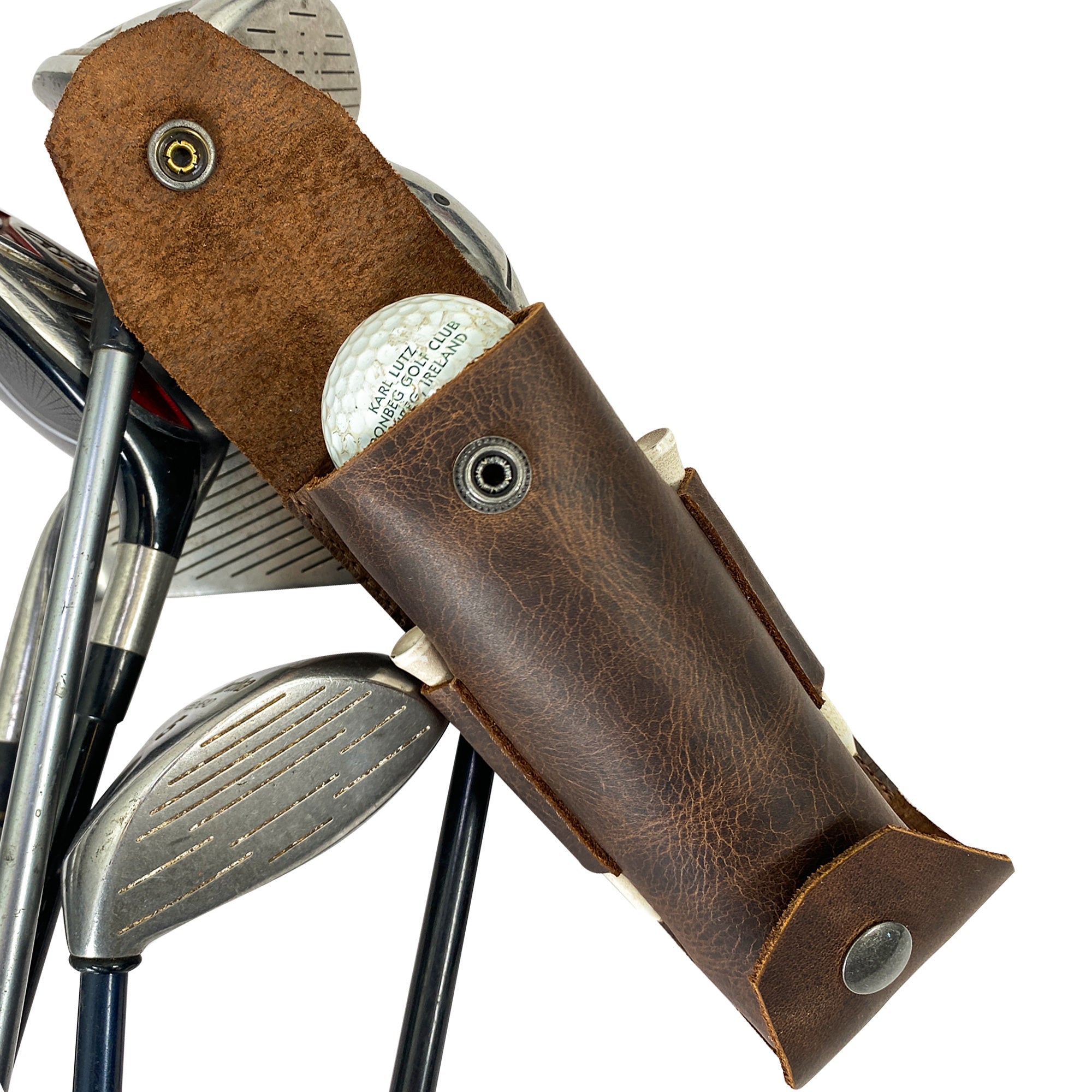 Vertical Golf Pouch - Stockyard X 'The Leather Store'