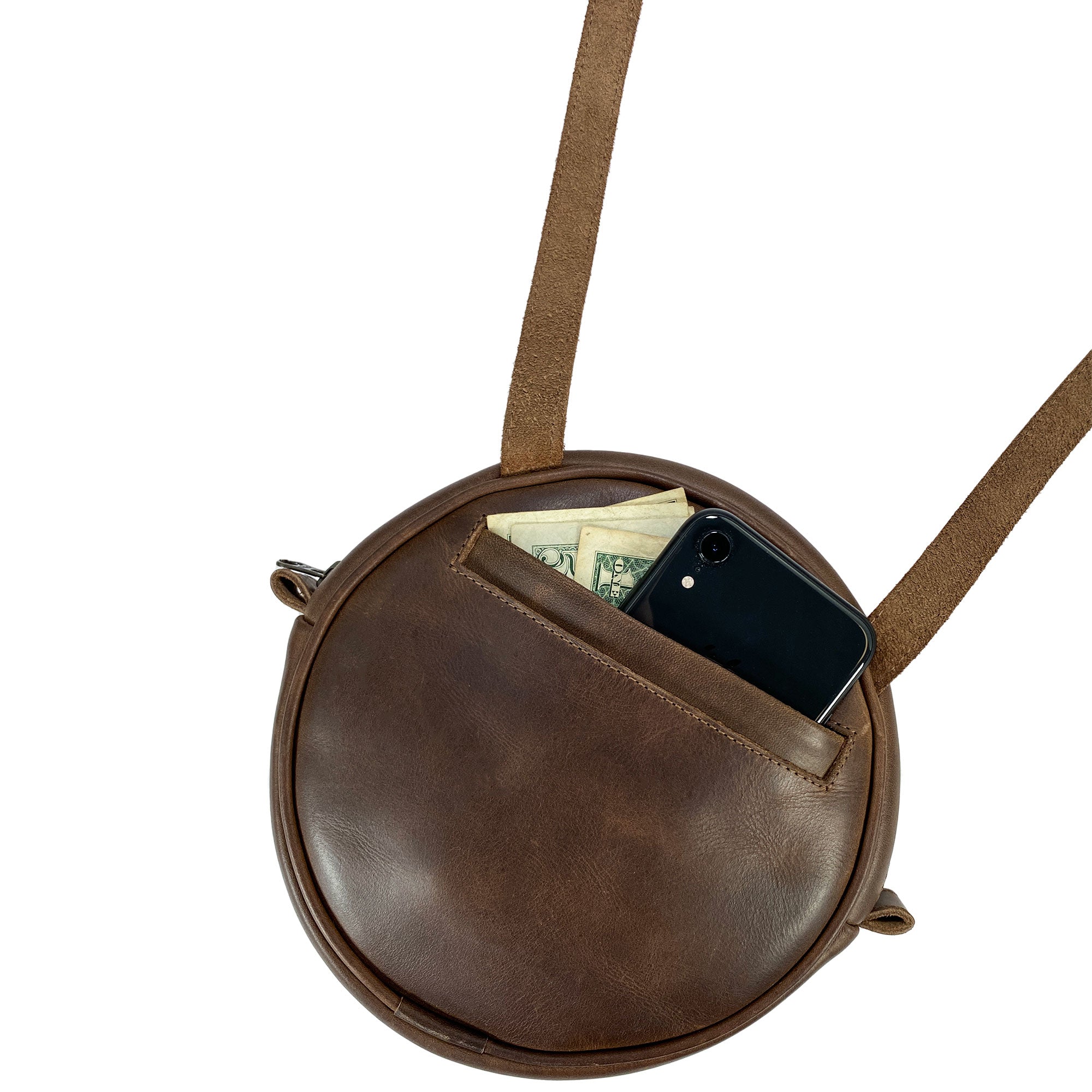 Circular Crossbody Bag - Stockyard X 'The Leather Store'