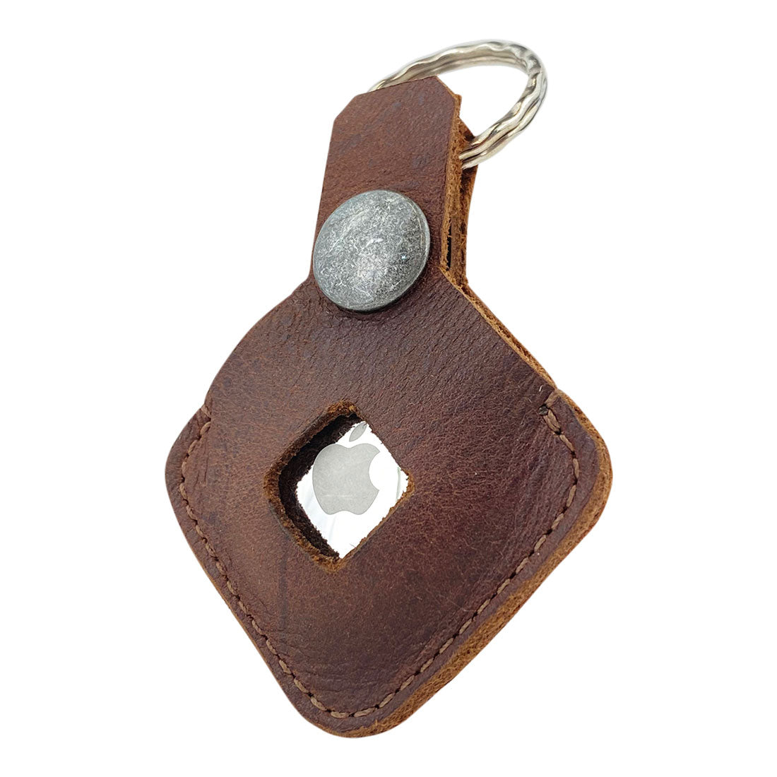 AirTag Diamond Keychain - Stockyard X 'The Leather Store'