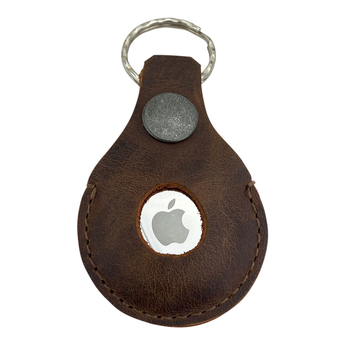 AirTag Rounded Keychain - Stockyard X 'The Leather Store'