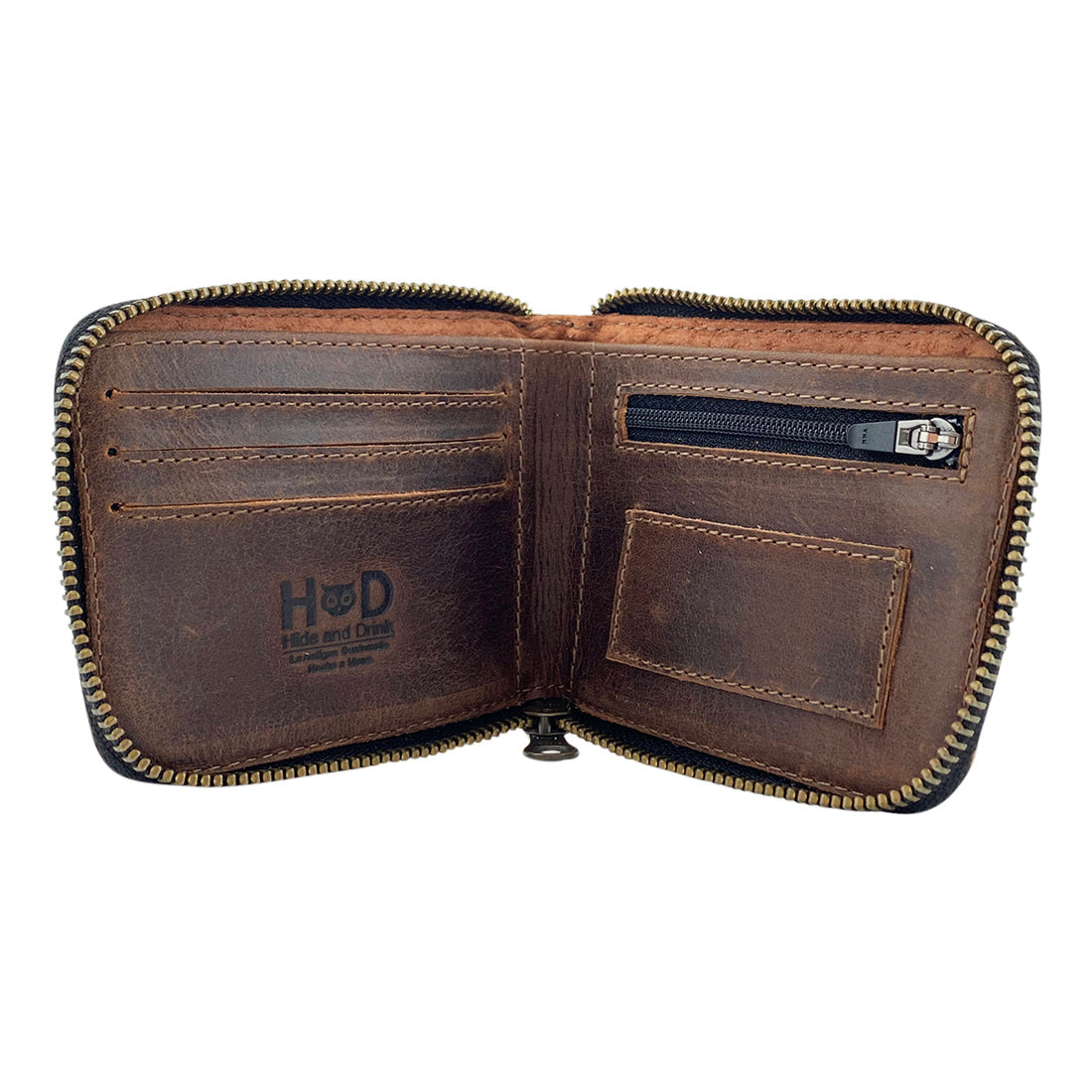 Zippered Wallet - Stockyard X 'The Leather Store'