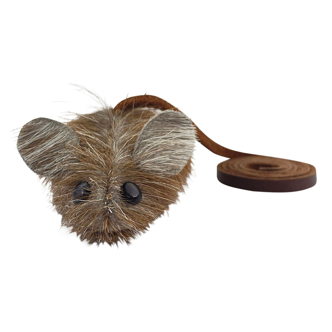 Furry Mouse Cat Toy - Stockyard X 'The Leather Store'