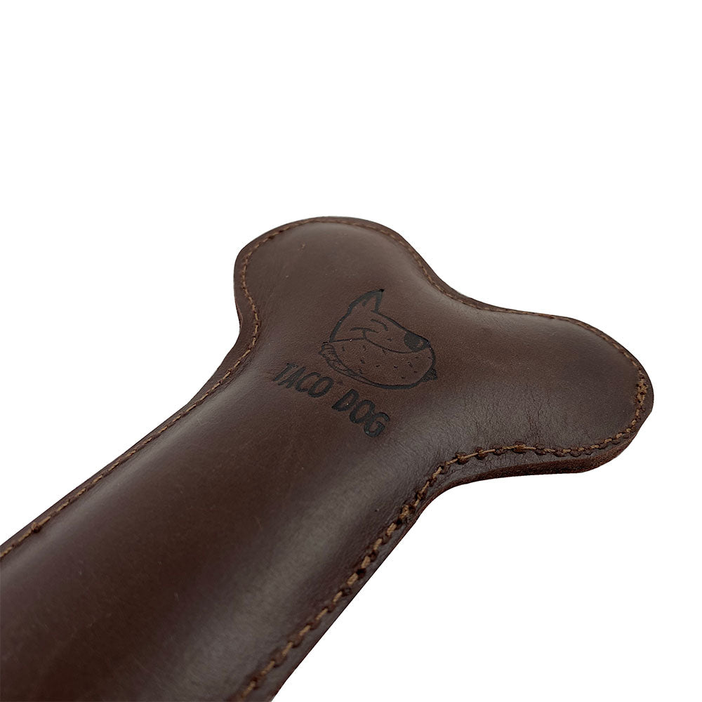 Thick Leather Toy Bone - Stockyard X 'The Leather Store'
