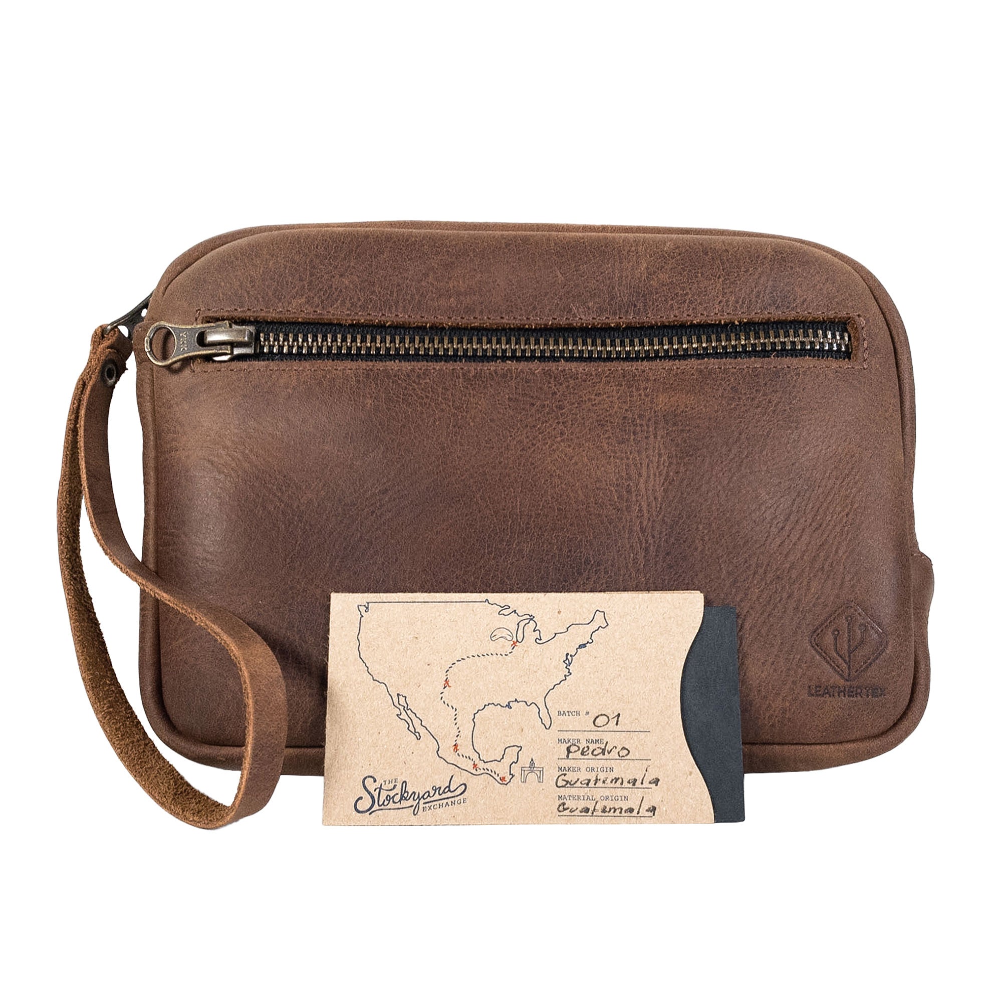 Tech Zippered Pouch - Stockyard X 'The Leather Store'