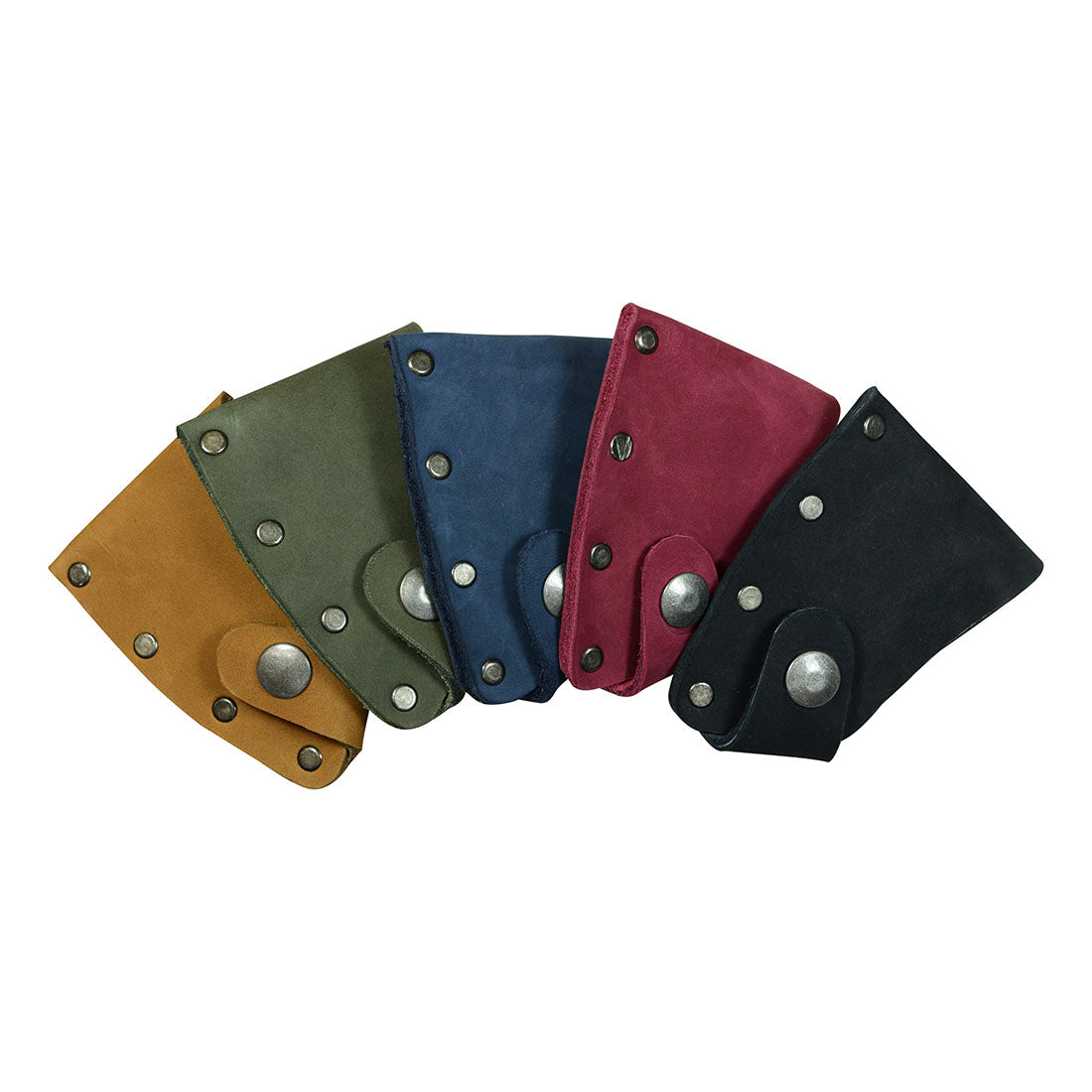 Elegant Hatchet Blade Cover by Hide & Drink, providing a protective axe head sheath crafted from quality full grain leather. An essential for any lumberjack or outdoor enthusiast, this artisan product showcases dedicated craftsmanship handmade in La Antigua Guatemala & Oaxaca Mexico.
