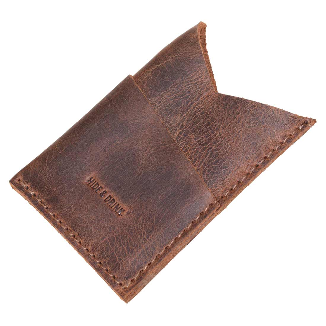 Triangular Cut Card Holder - Stockyard X 'The Leather Store'