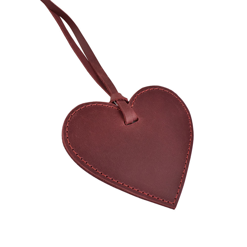 Heart Luggage Tag - Stockyard X 'The Leather Store'
