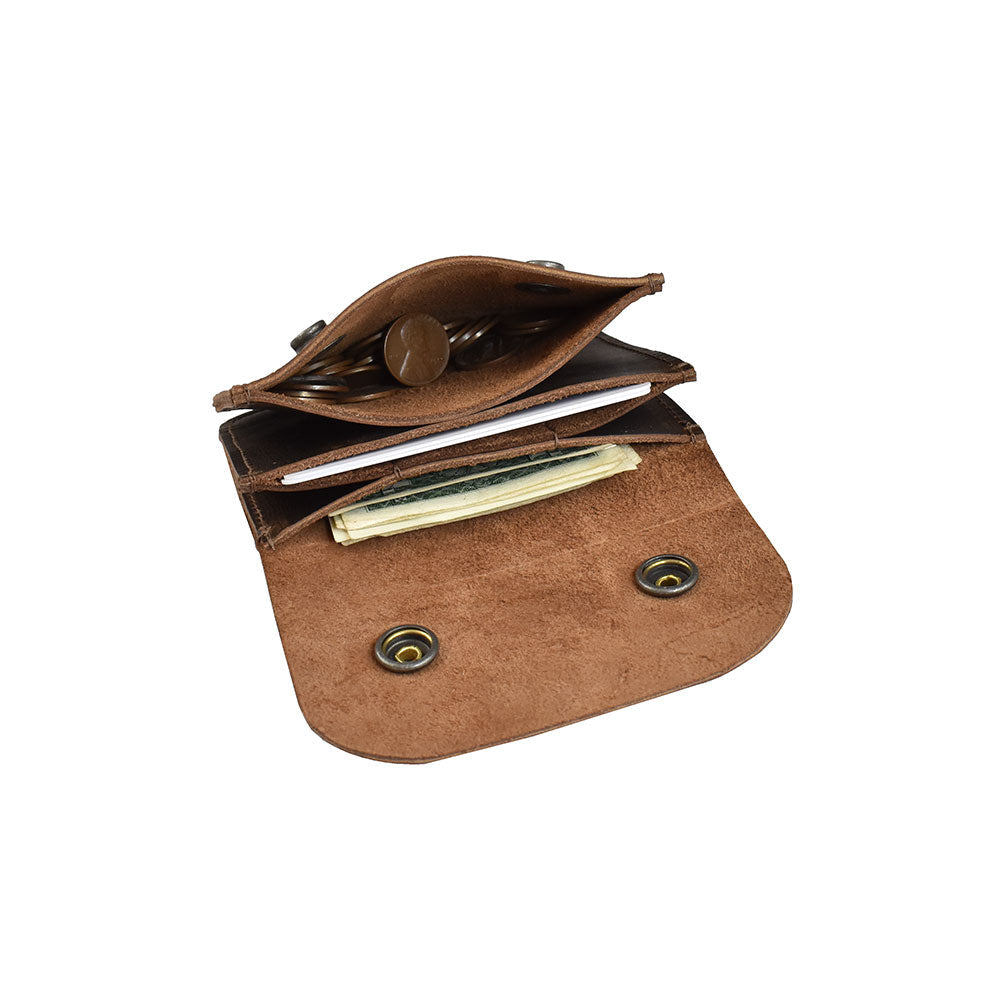 Wide Wallet & Coin Case - Stockyard X 'The Leather Store'