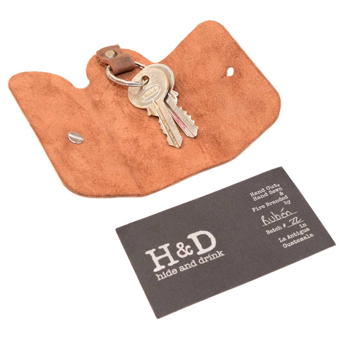 Rounded Key Cover - Stockyard X 'The Leather Store'
