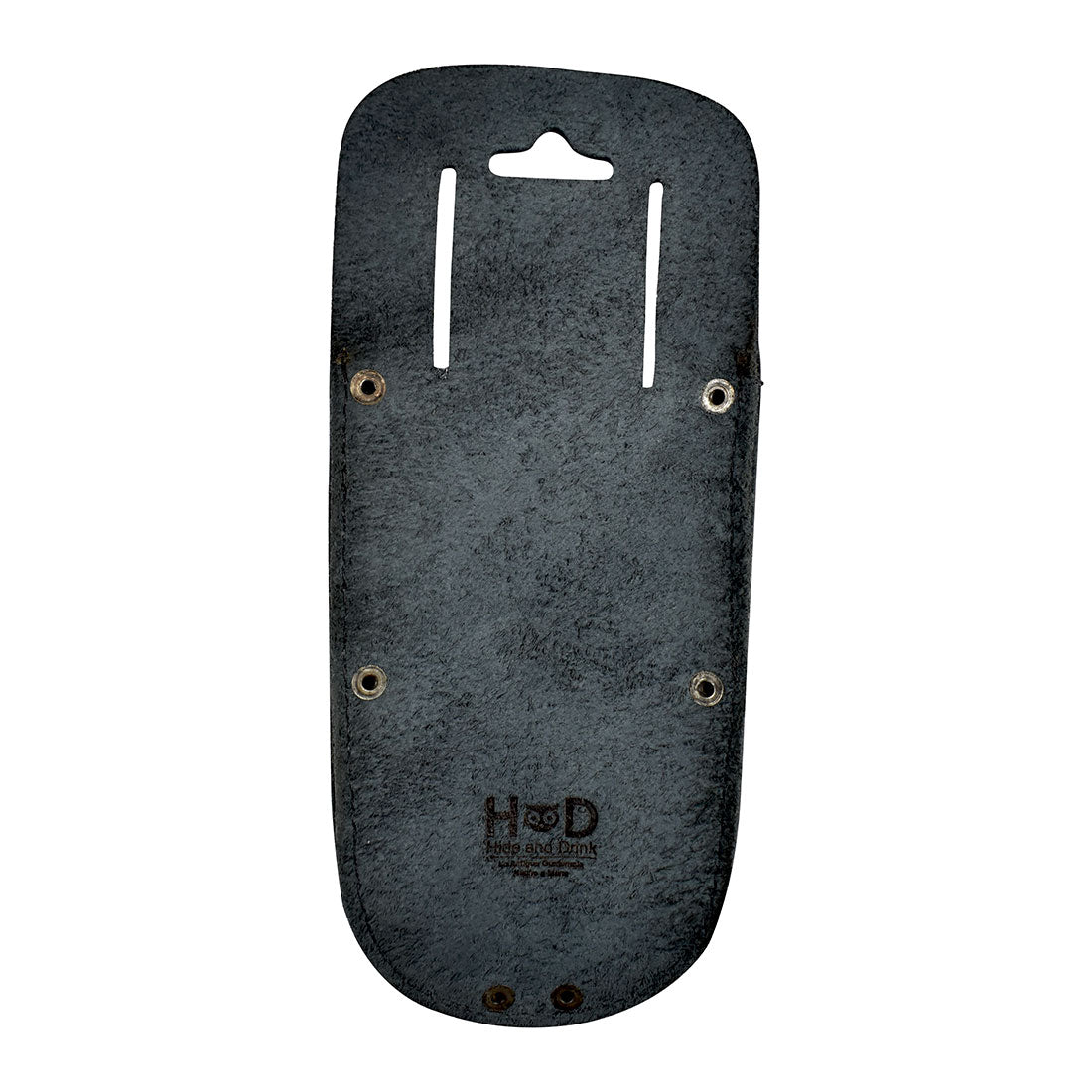 Hide & Drink Garden Pruner Sheath offering a rich red hue, handcrafted from Thick Full Grain Leather for stylish yet practical use. Perfect for garden scissors and utility tools.