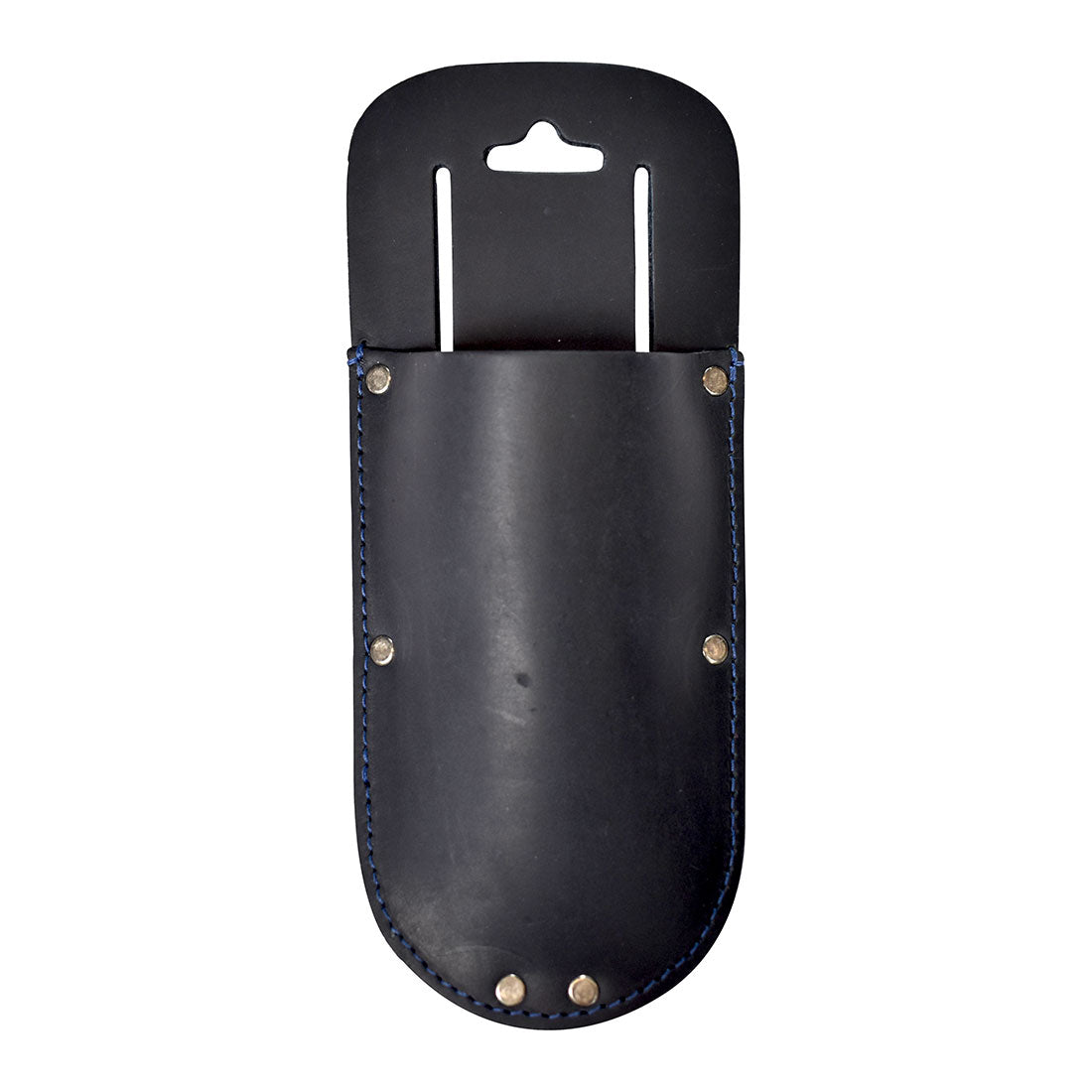 Hide & Drink Garden Pruner Sheath featuring a natural tone made with Thick Full Grain Leather, designed for garden scissors and utility tools. A perfect artisan-crafted solution for gardening tasks.