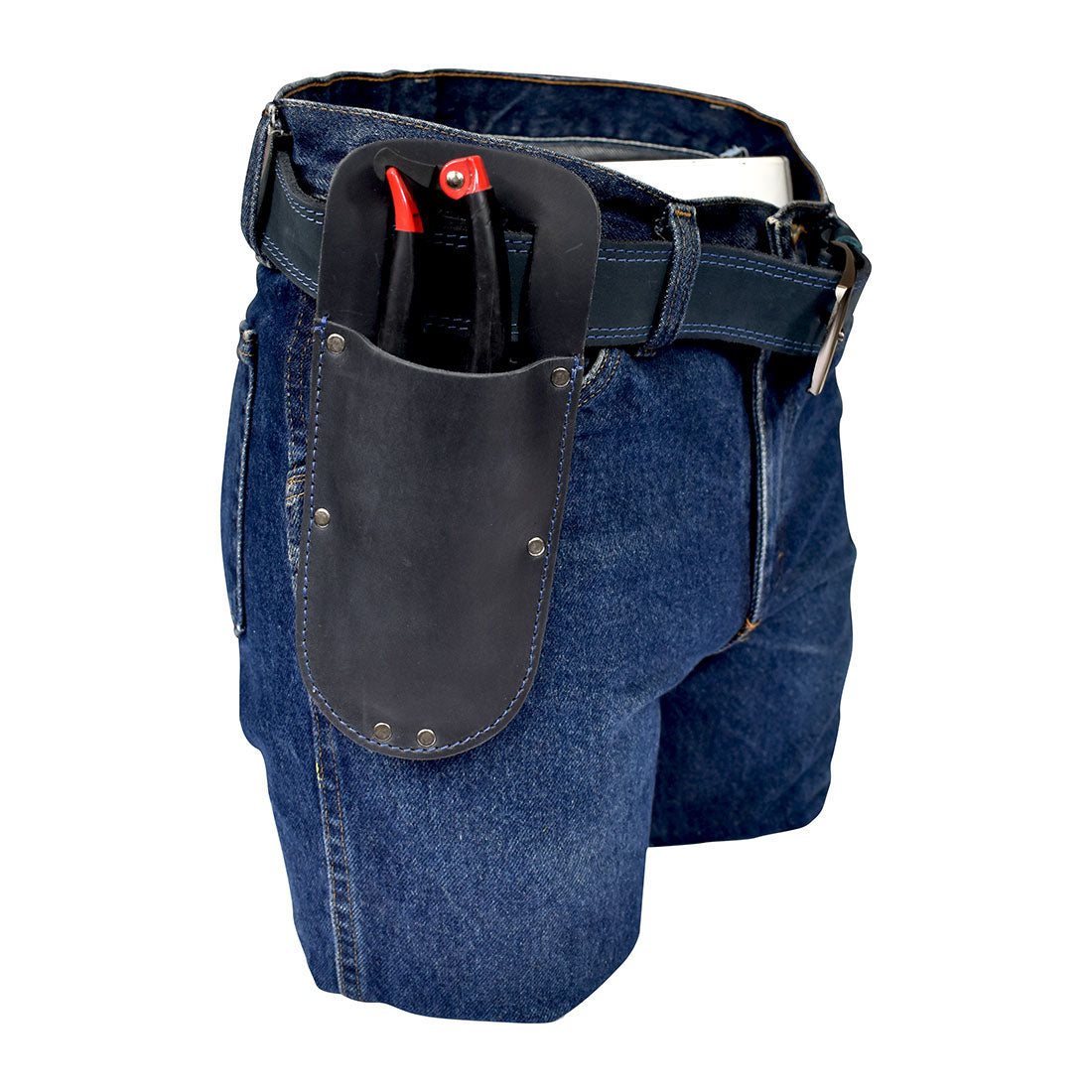 Hide & Drink Garden Pruner Sheath blending functionality with style, made from Thick Full Grain Leather for secure storage of garden scissors. Handcrafted with care, perfect for gardening enthusiasts.
