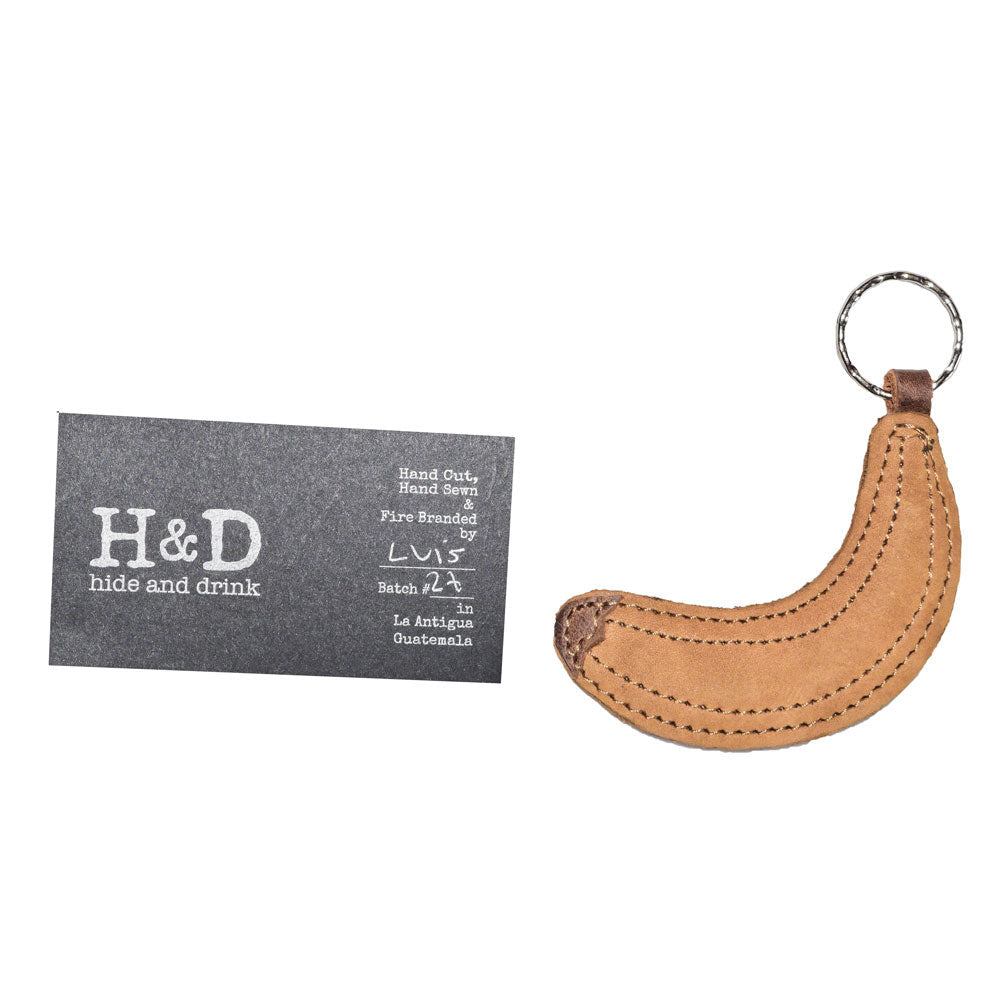 Banana Keychain - Stockyard X 'The Leather Store'