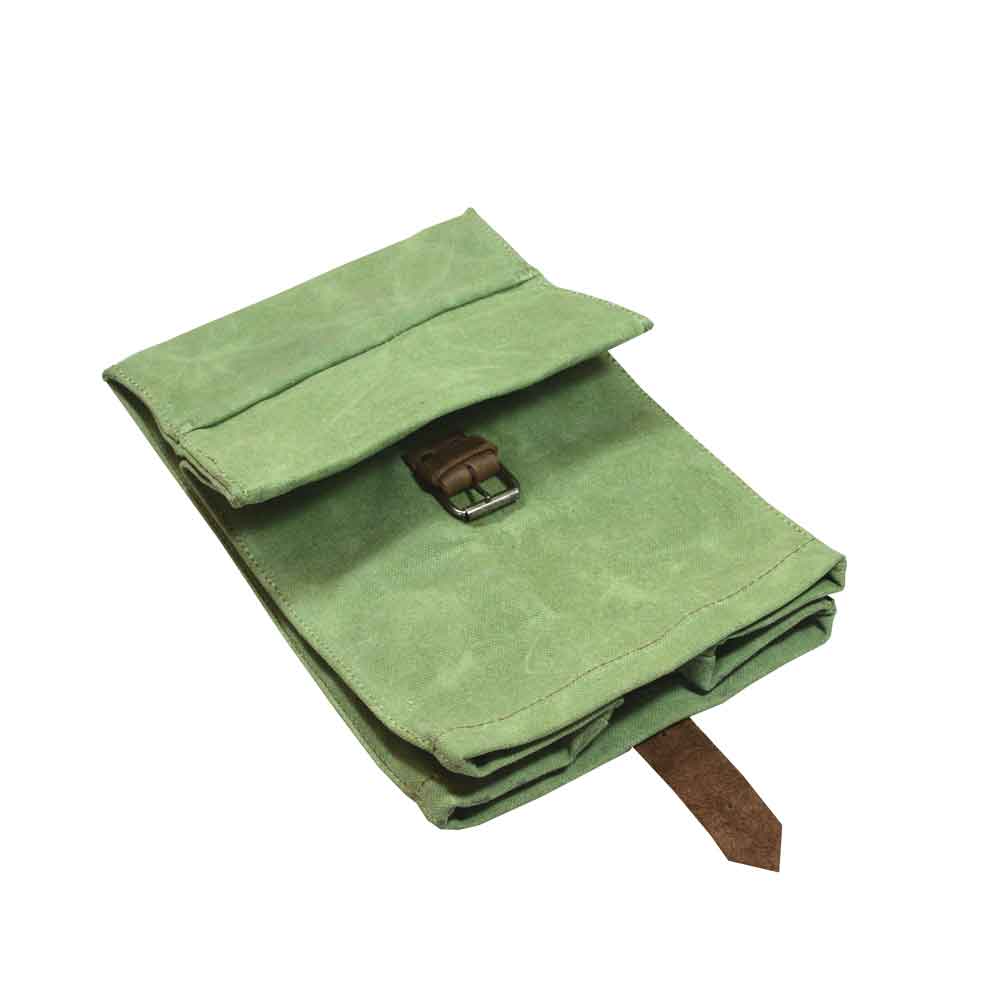 Waxed Canvas Tool & Cord Bag - Stockyard X 'The Leather Store'