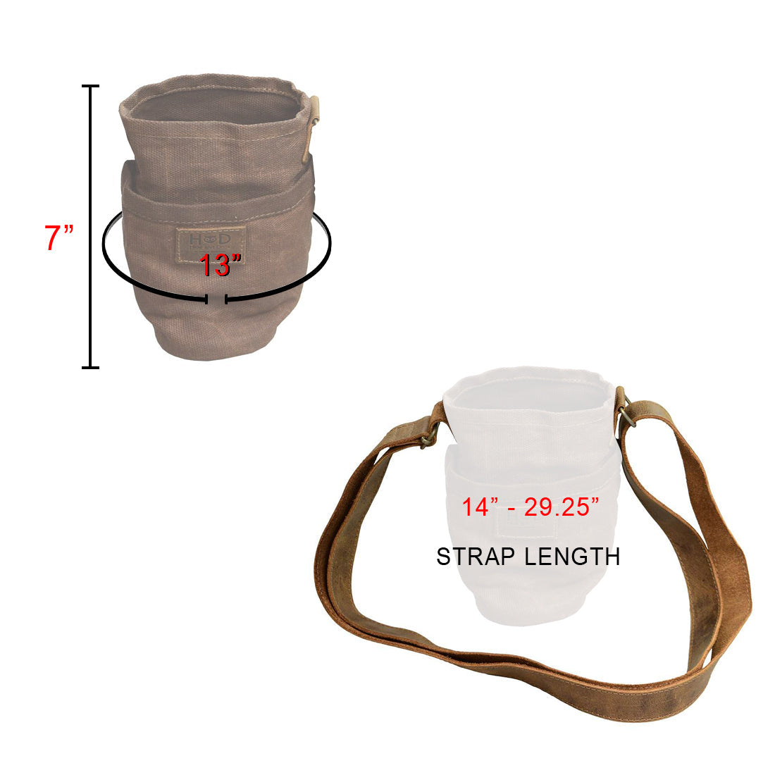 Bottle Shoulder Bag - Stockyard X 'The Leather Store'