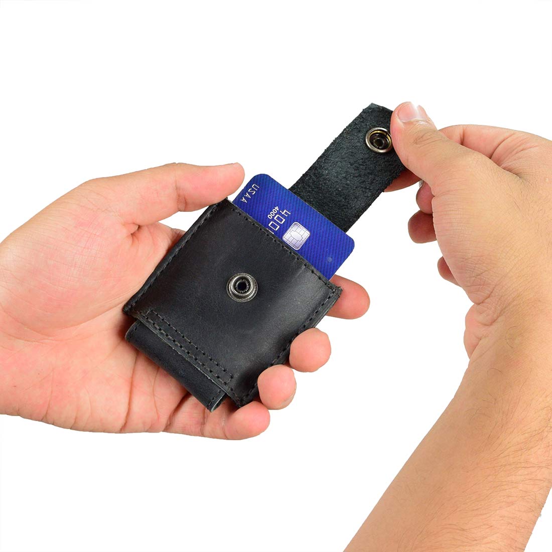 Sliding Card Holder - Stockyard X 'The Leather Store'