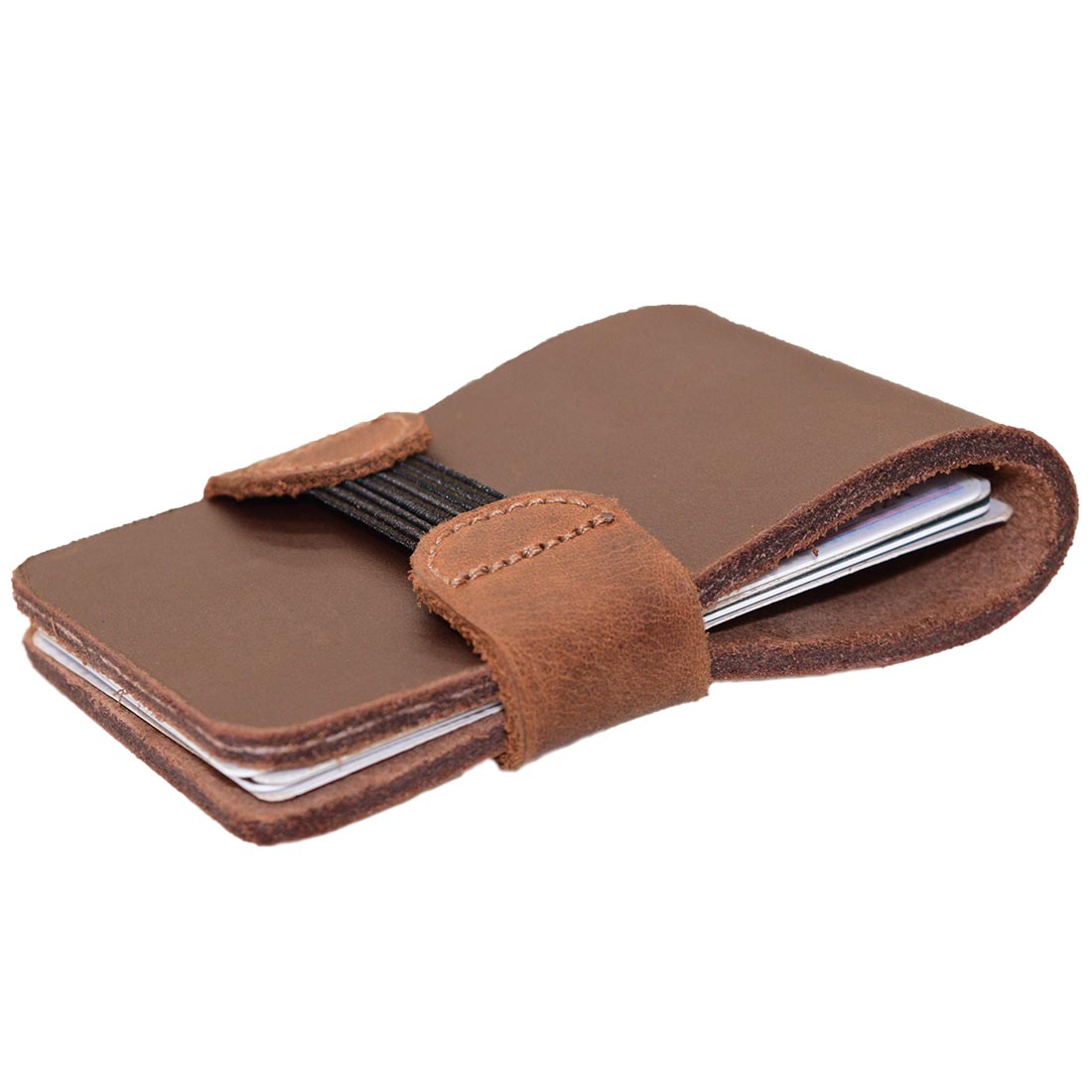 Elastic Card Holder - Stockyard X 'The Leather Store'