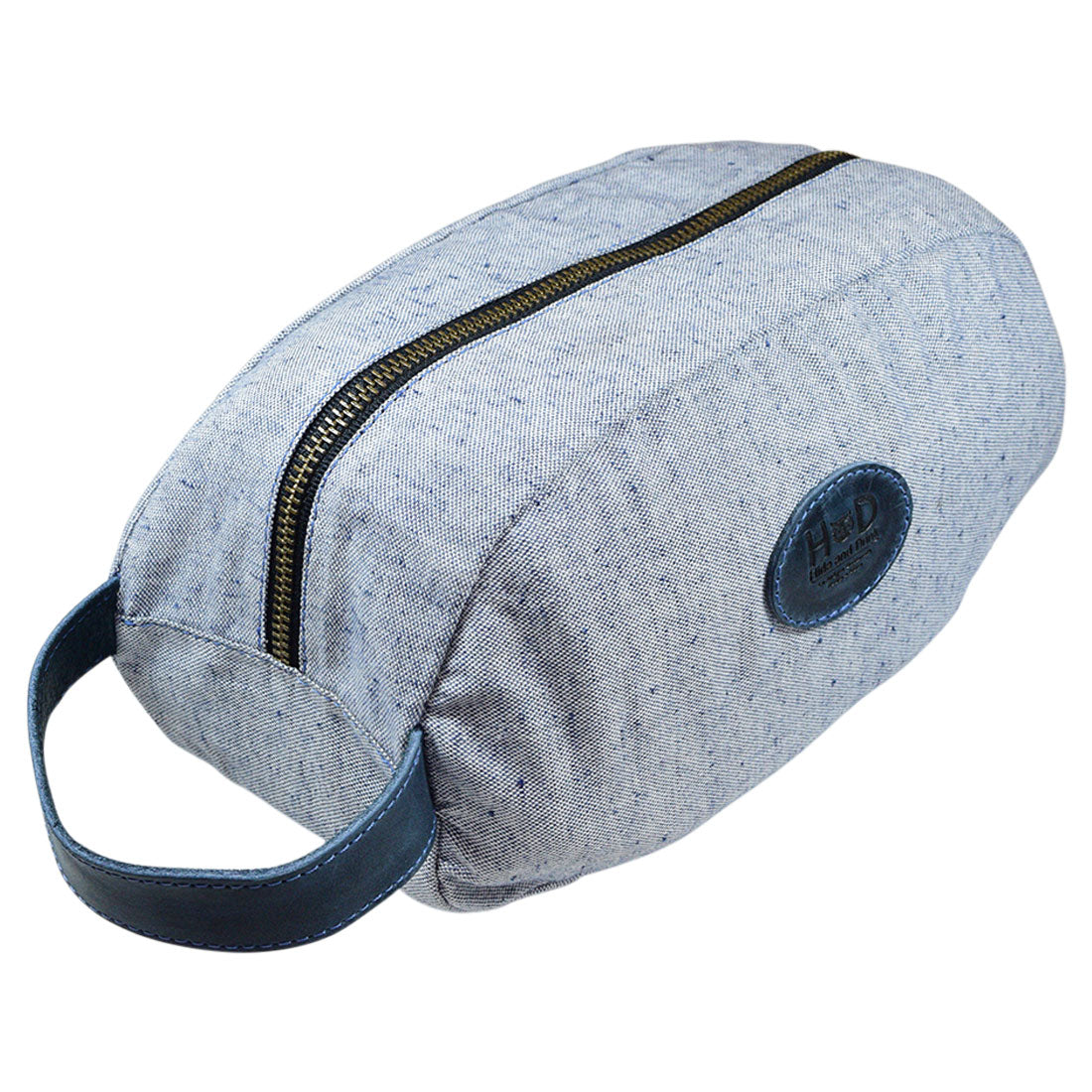 Denim Toiletry Bag - Stockyard X 'The Leather Store'