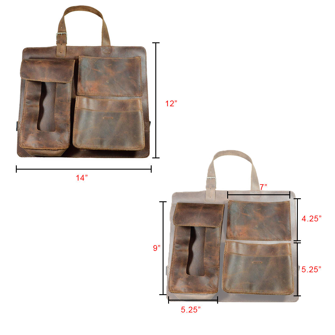 Back Seat Organizer - Stockyard X 'The Leather Store'